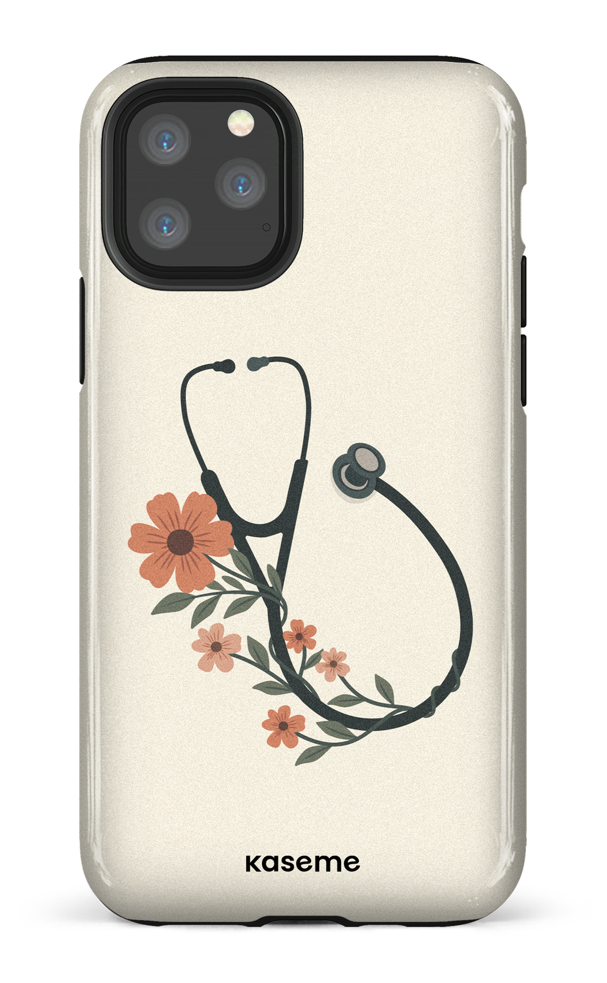 iPhone 11 Pro Tough Blossom Beat Beige -