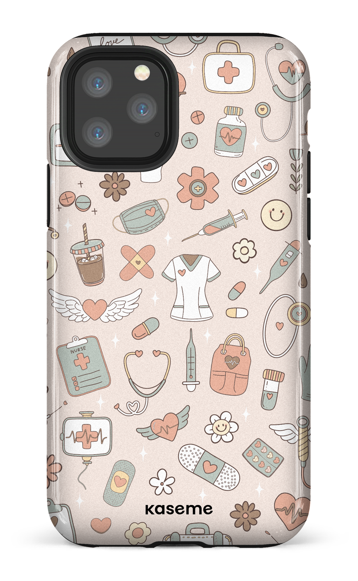 iPhone 11 Pro Tough Code Beige -