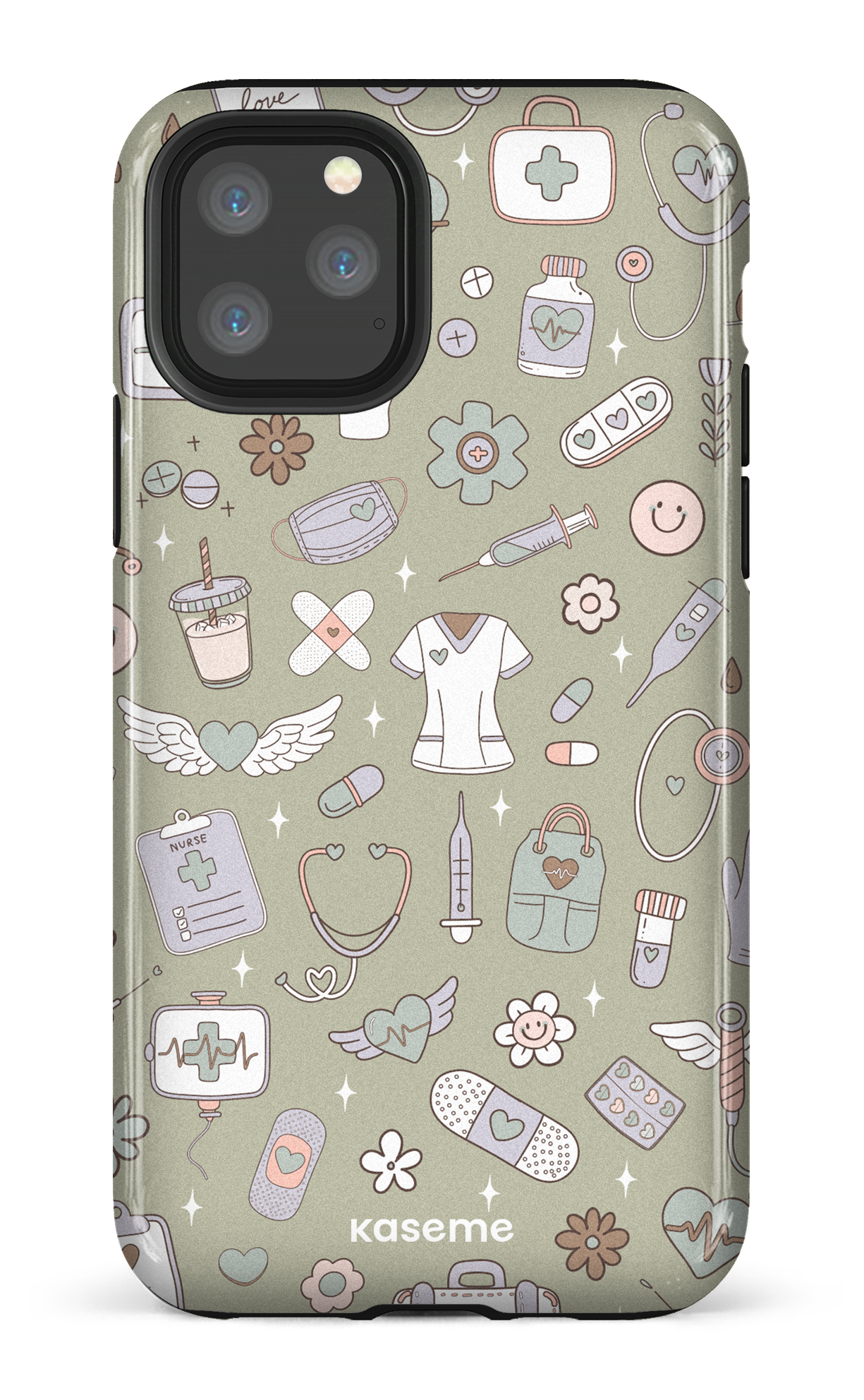 iPhone 11 Pro Tough Code Green -