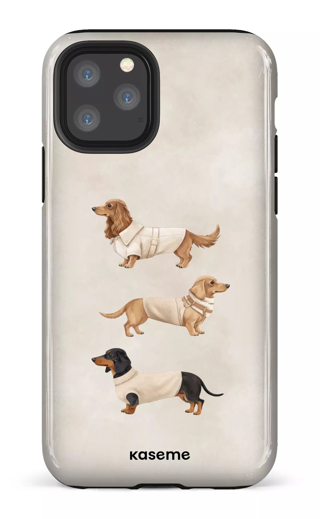 iPhone 11 Pro Tough Doxies Club Beige -