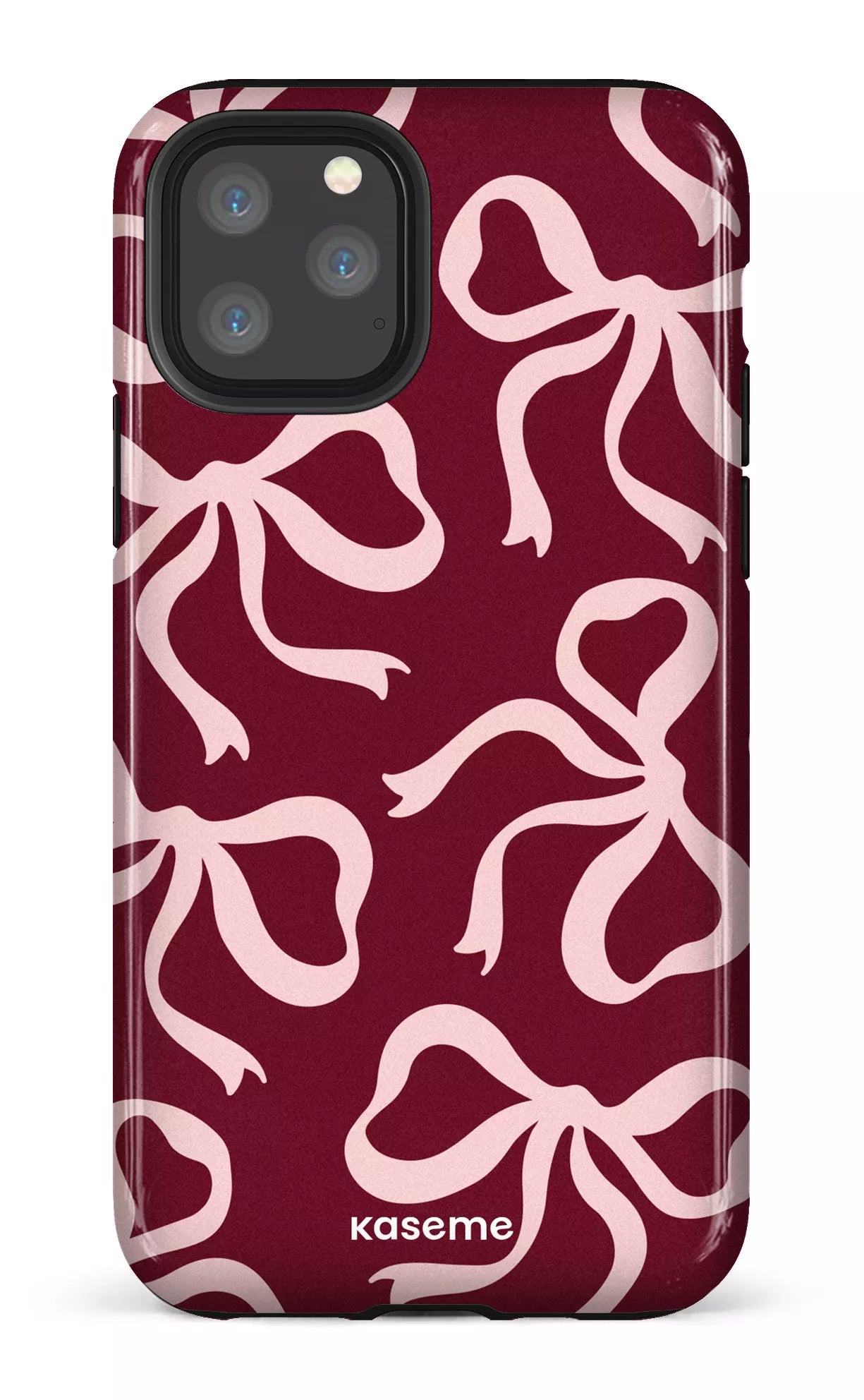 iPhone 11 Pro Tough Lace Burgundy & Pink -