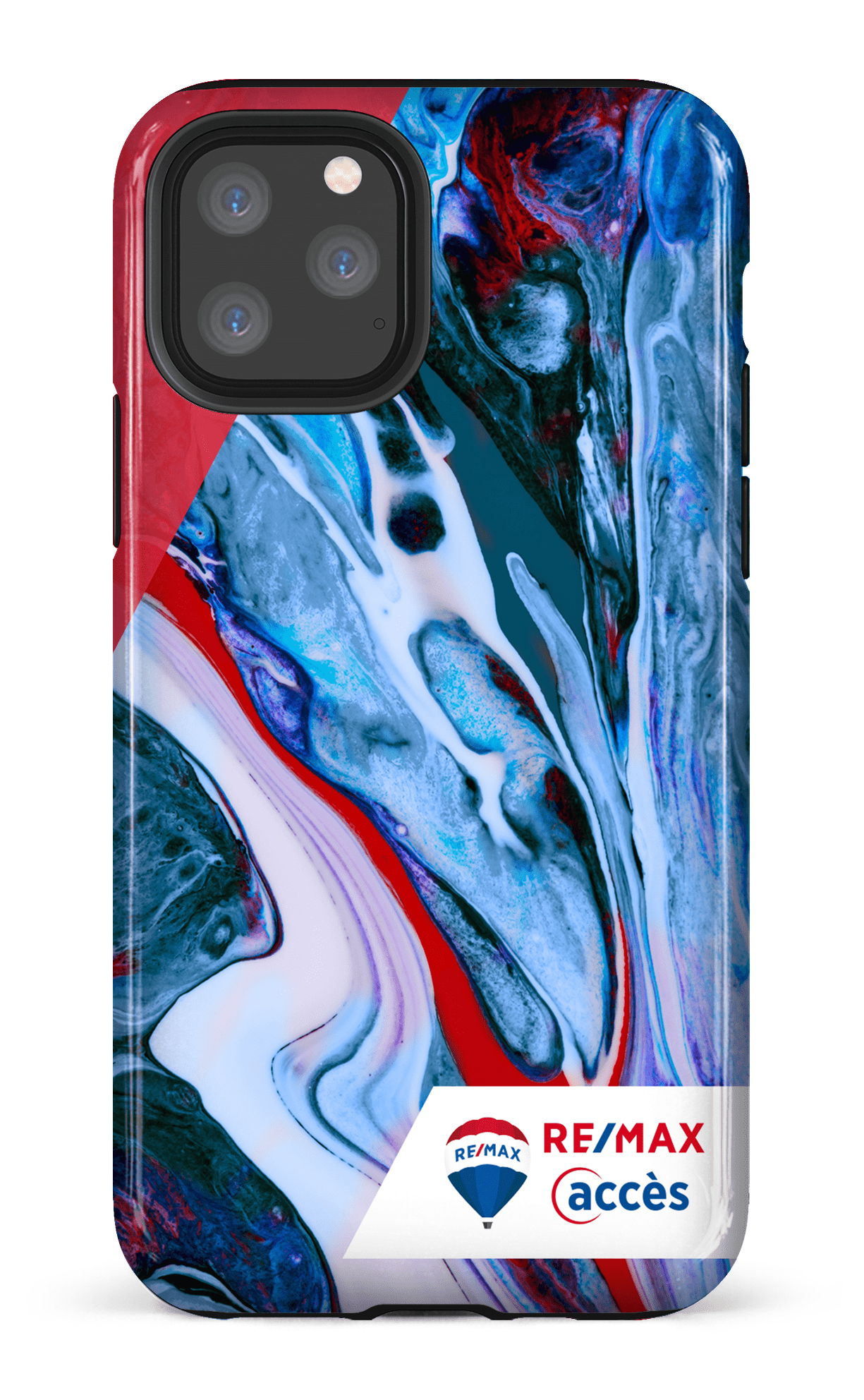 iPhone 11 Pro Tough Peinture marbrée claire -