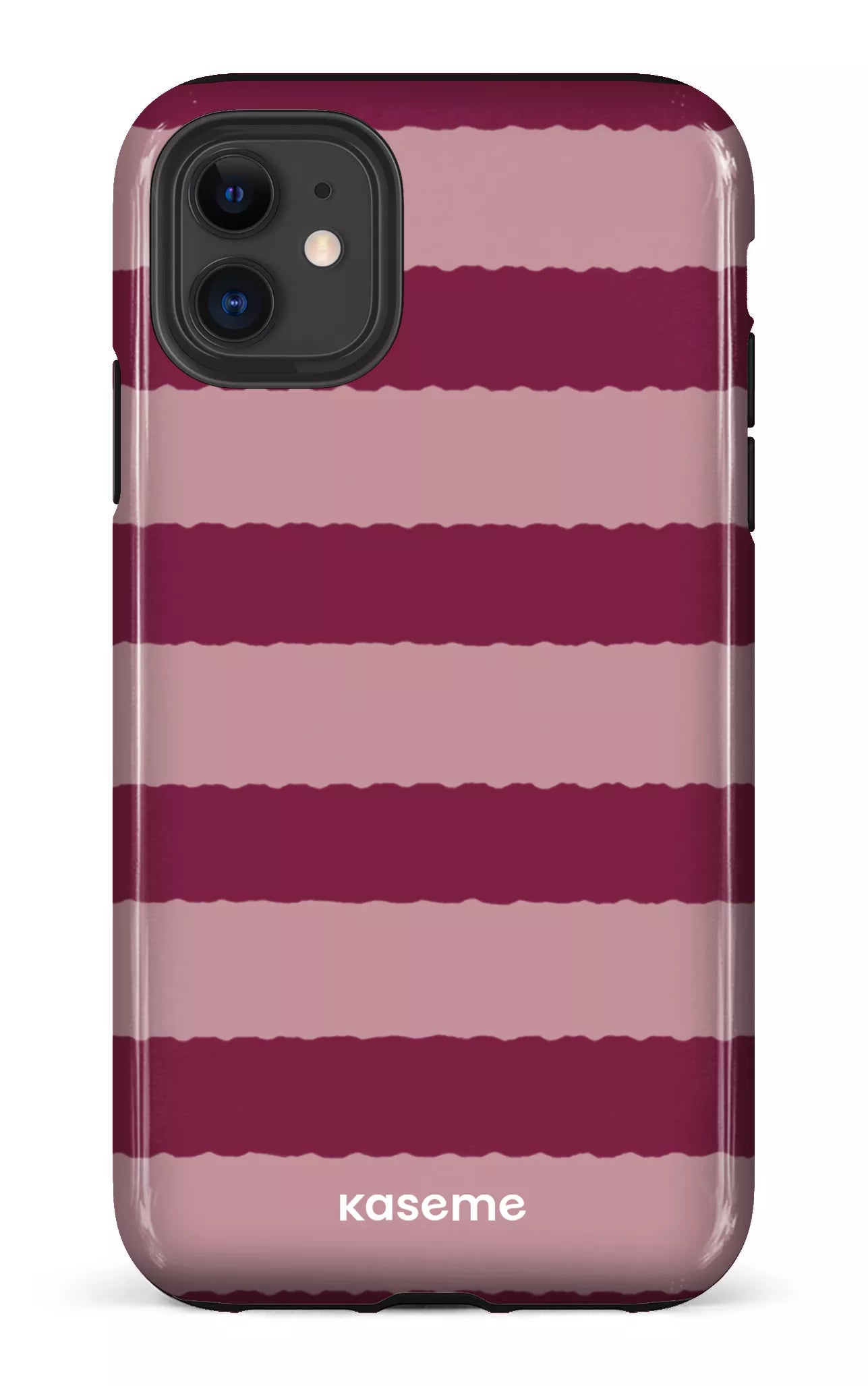 iPhone 11 Tough Aligned Burgundy -