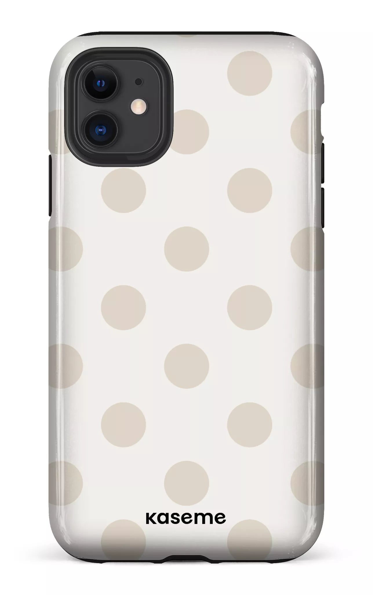 iPhone 11 Tough Couture Beige & White -