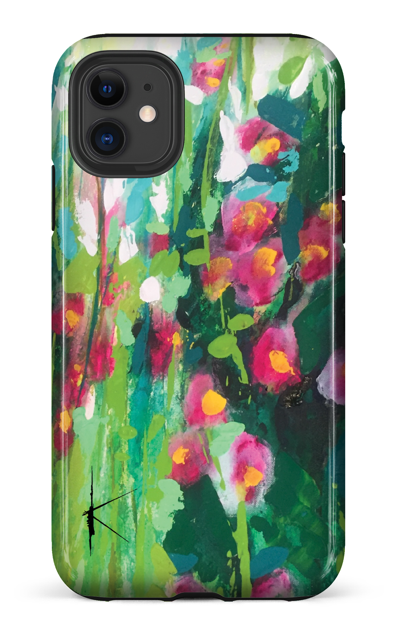iPhone 11 Tough La Rose Trémière par Kristine Girard -