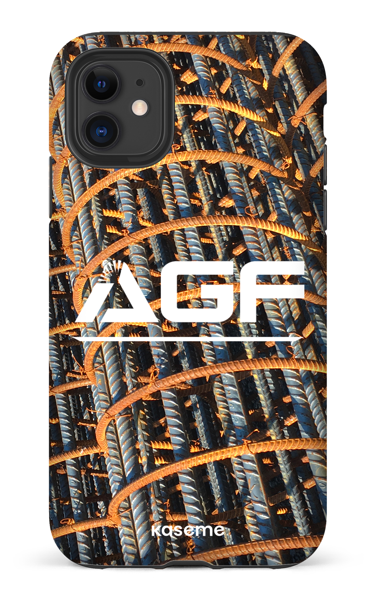 iPhone 11 Tough Matte AGF Acier -