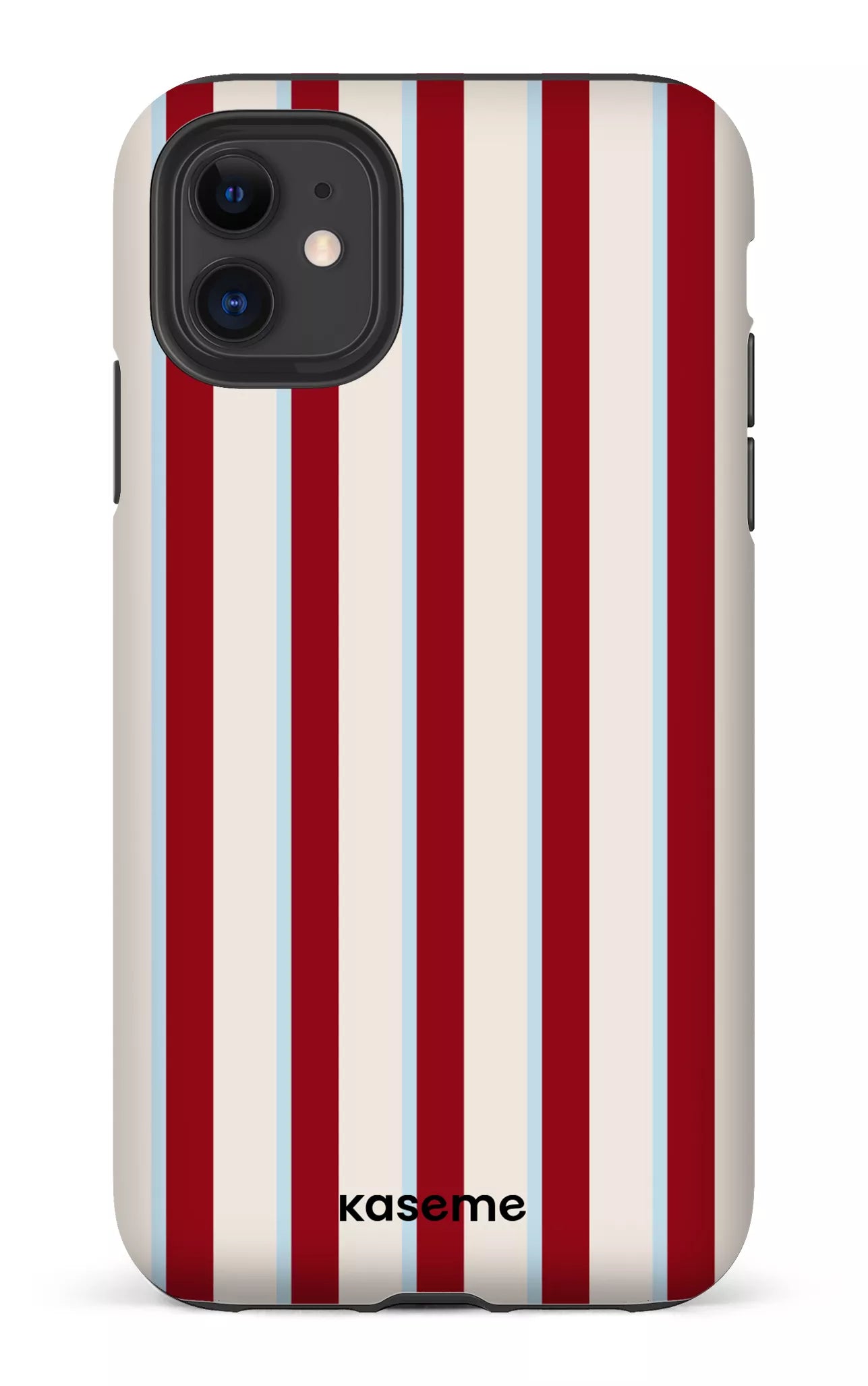 iPhone 11 Tough Matte Berry Lane Red & Blue -
