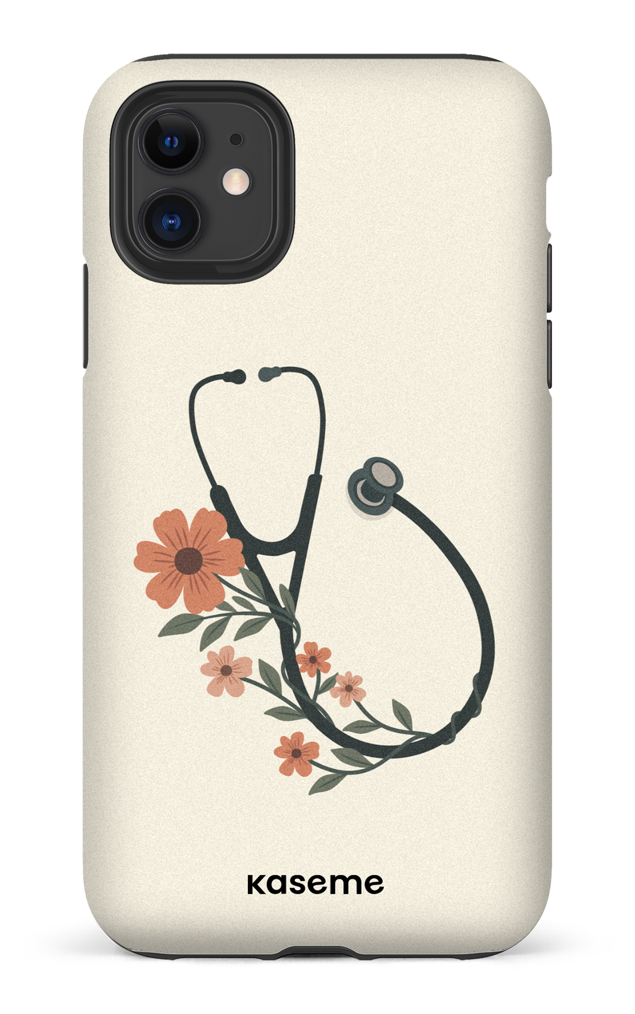 iPhone 11 Tough Matte Blossom Beat Beige -