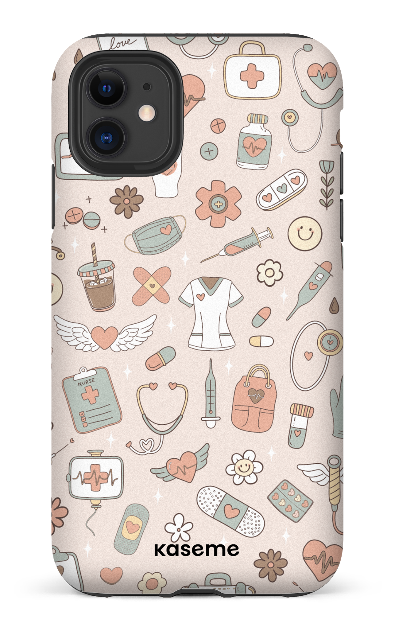 iPhone 11 Tough Matte Code Beige -