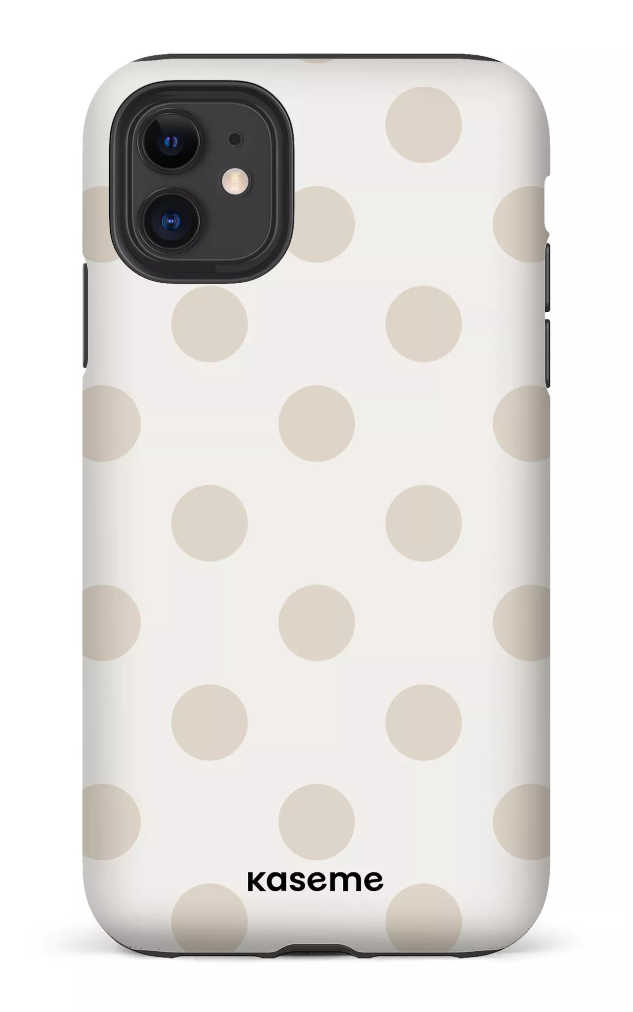 iPhone 11 Tough Matte Couture Beige & White -
