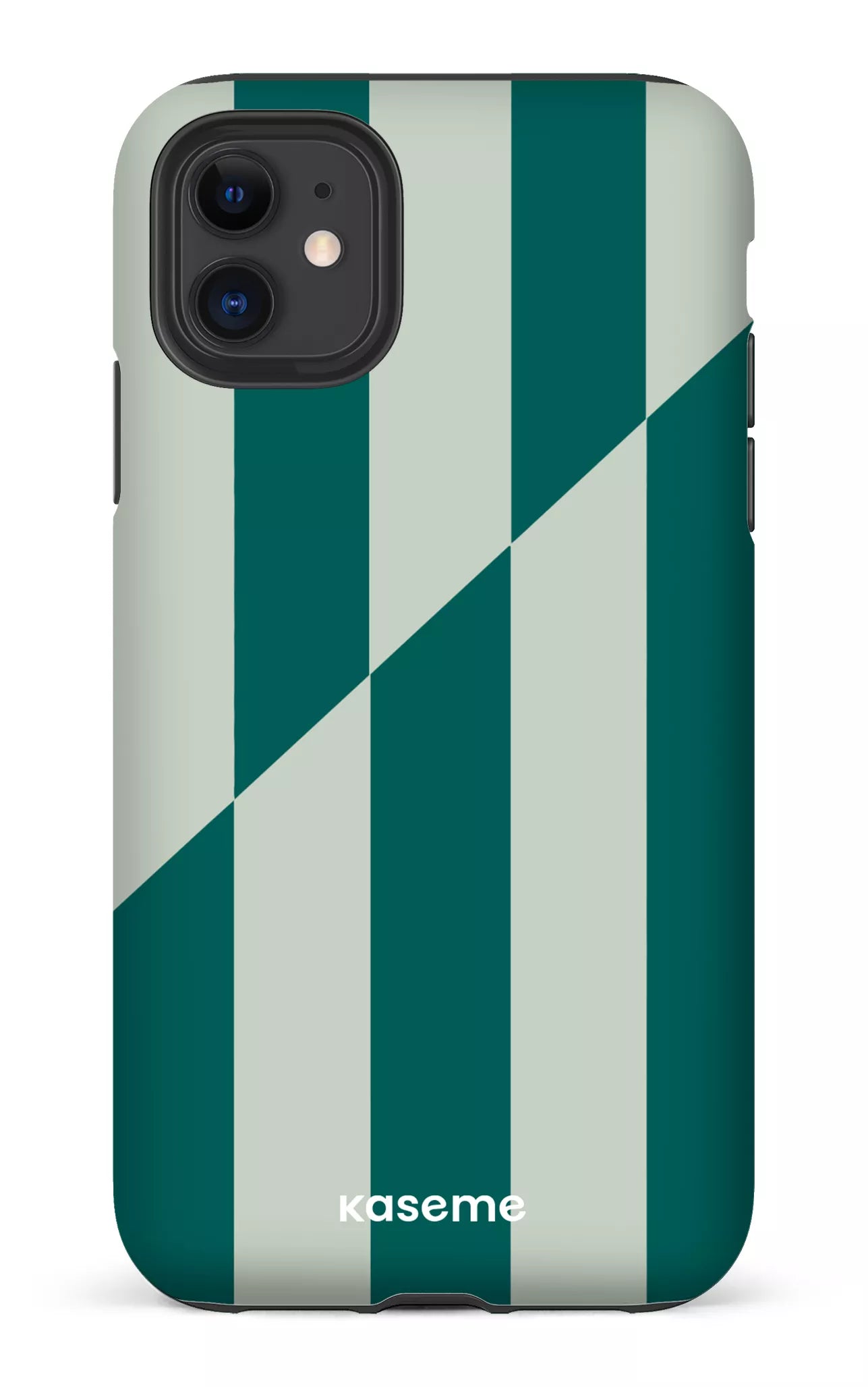 iPhone 11 Tough Matte Divided Green -