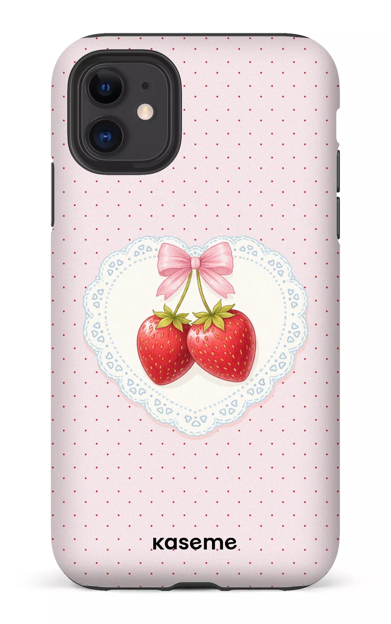 iPhone 11 Tough Matte Fresa Lace Pink -