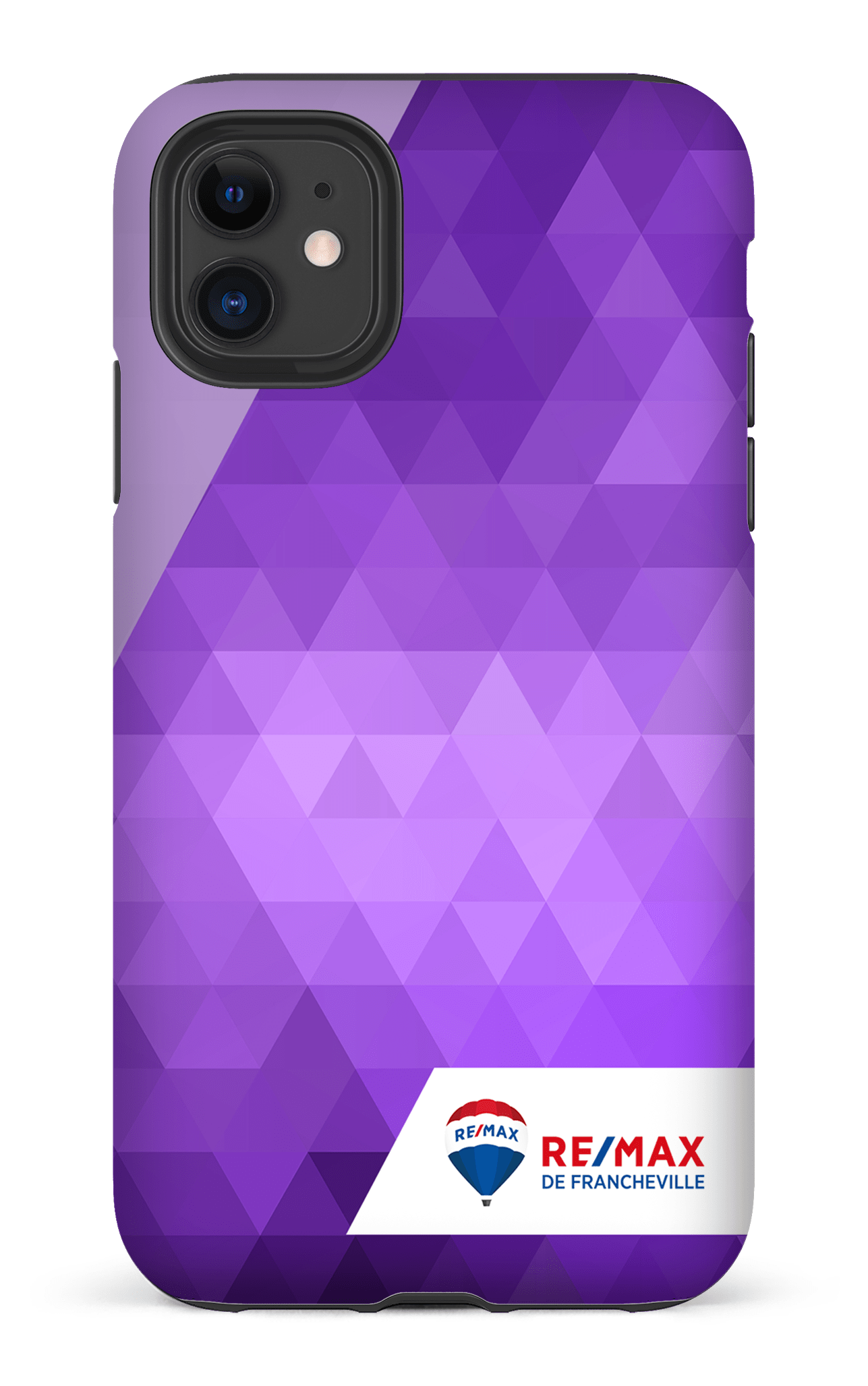 iPhone 11 Tough Matte Motif Triangle de Francheville -