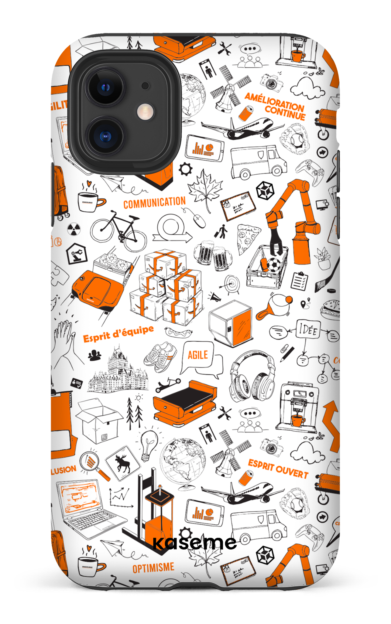 iPhone 11 Tough Matte Murale Vanderlande -