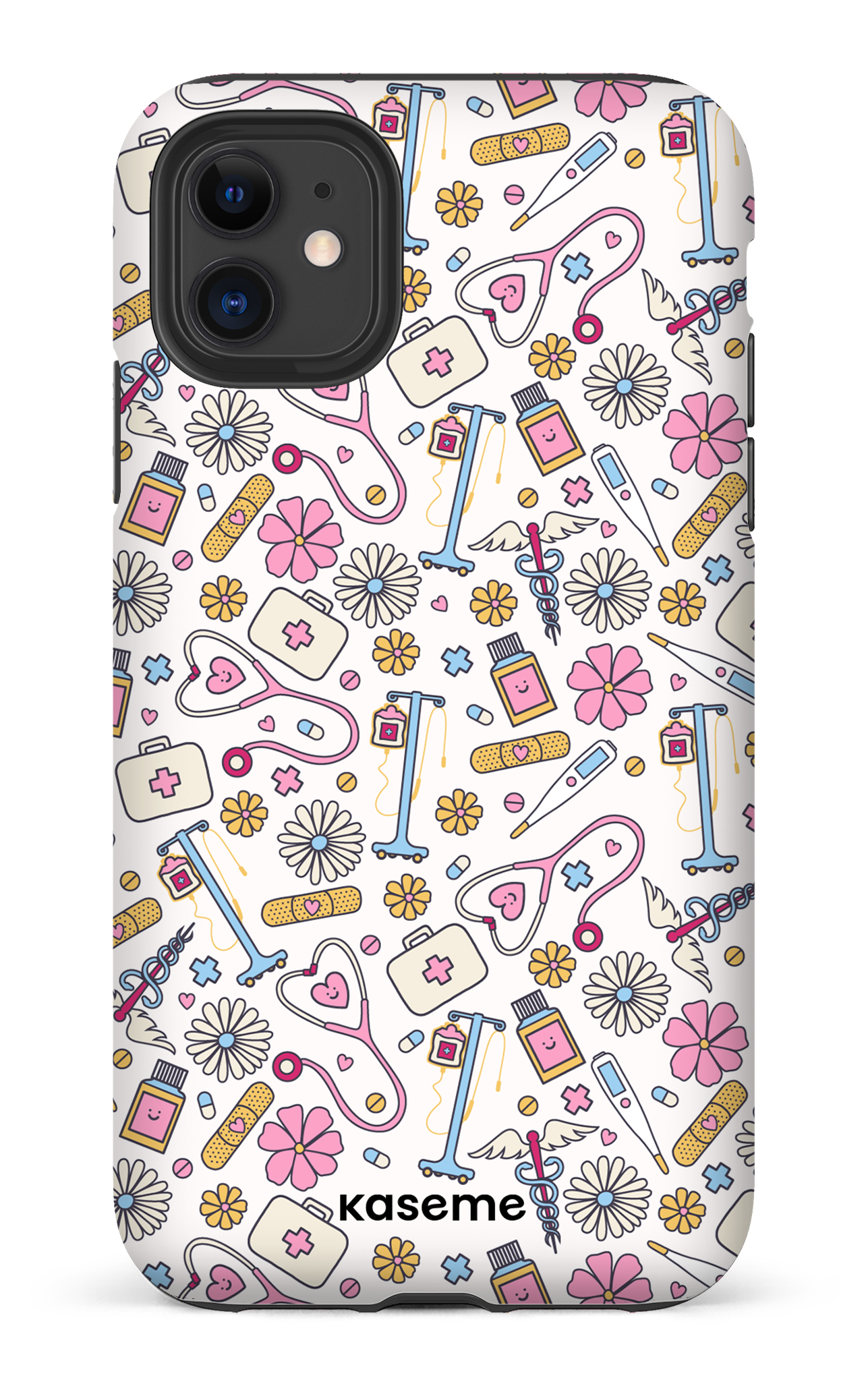 iPhone 11 Tough Matte Remedy Pink -