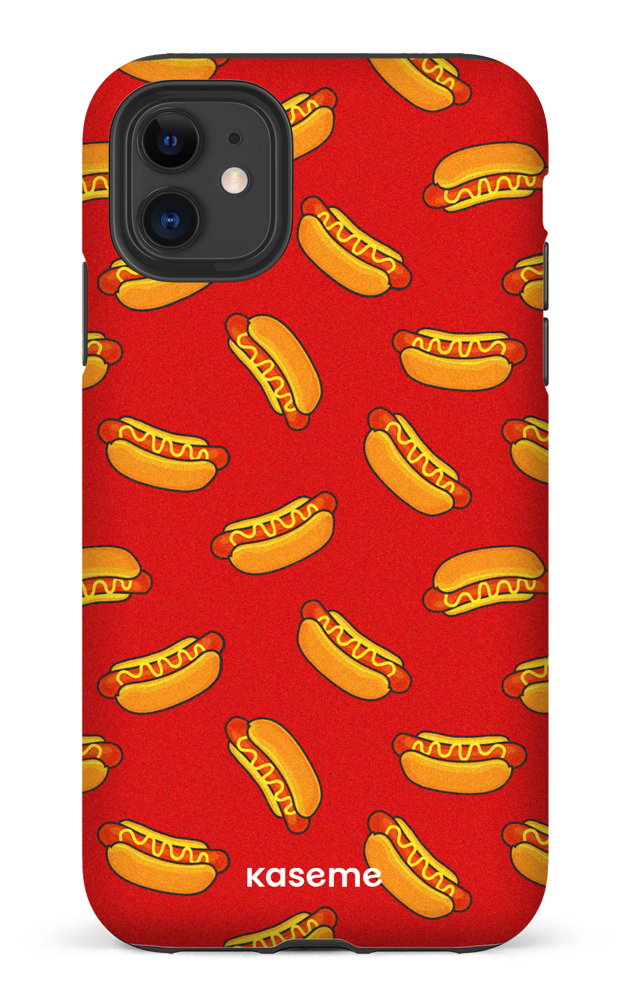 iPhone 11 Tough Matte Steam Red -