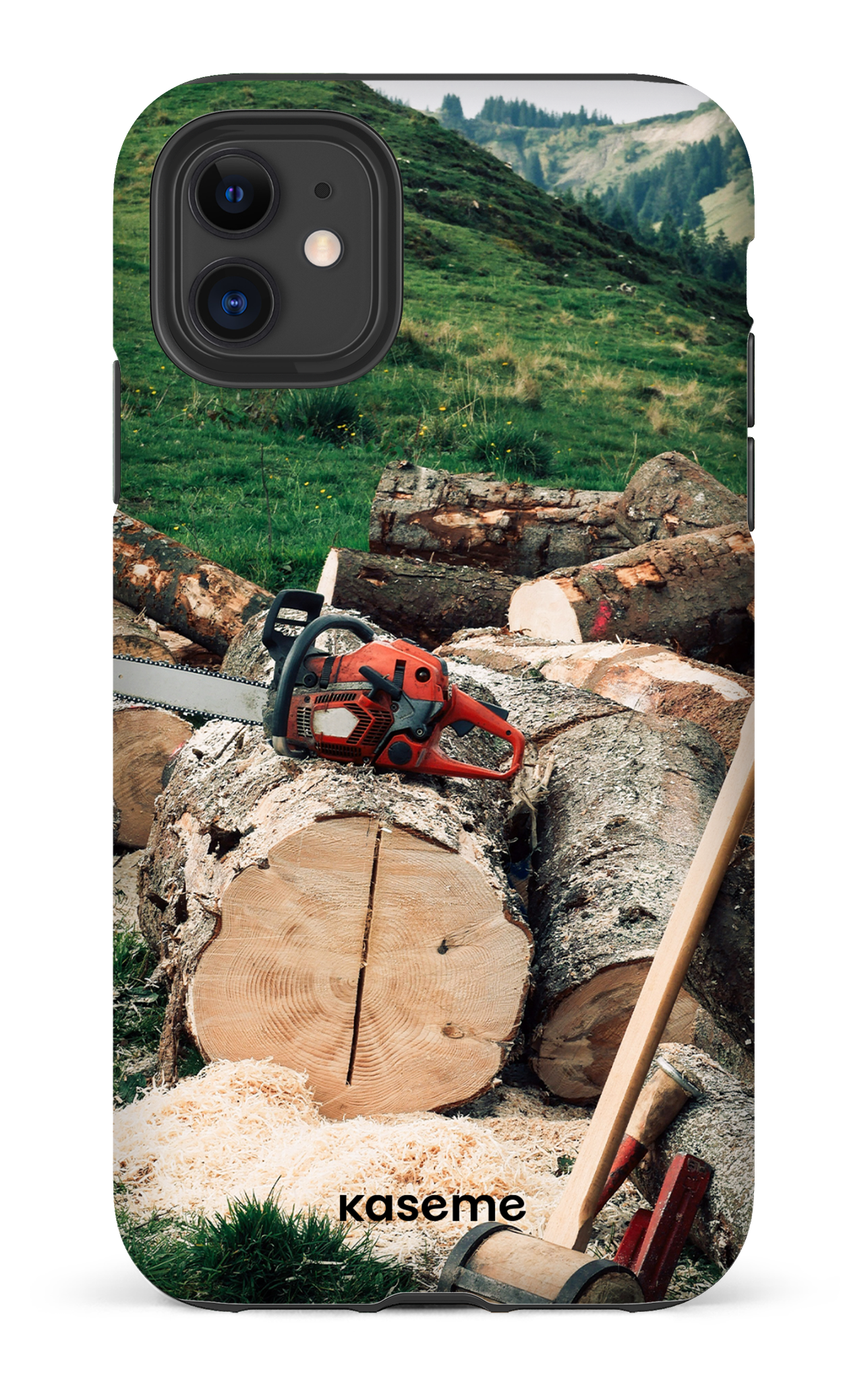 iPhone 11 Tough Matte Timber Cut -