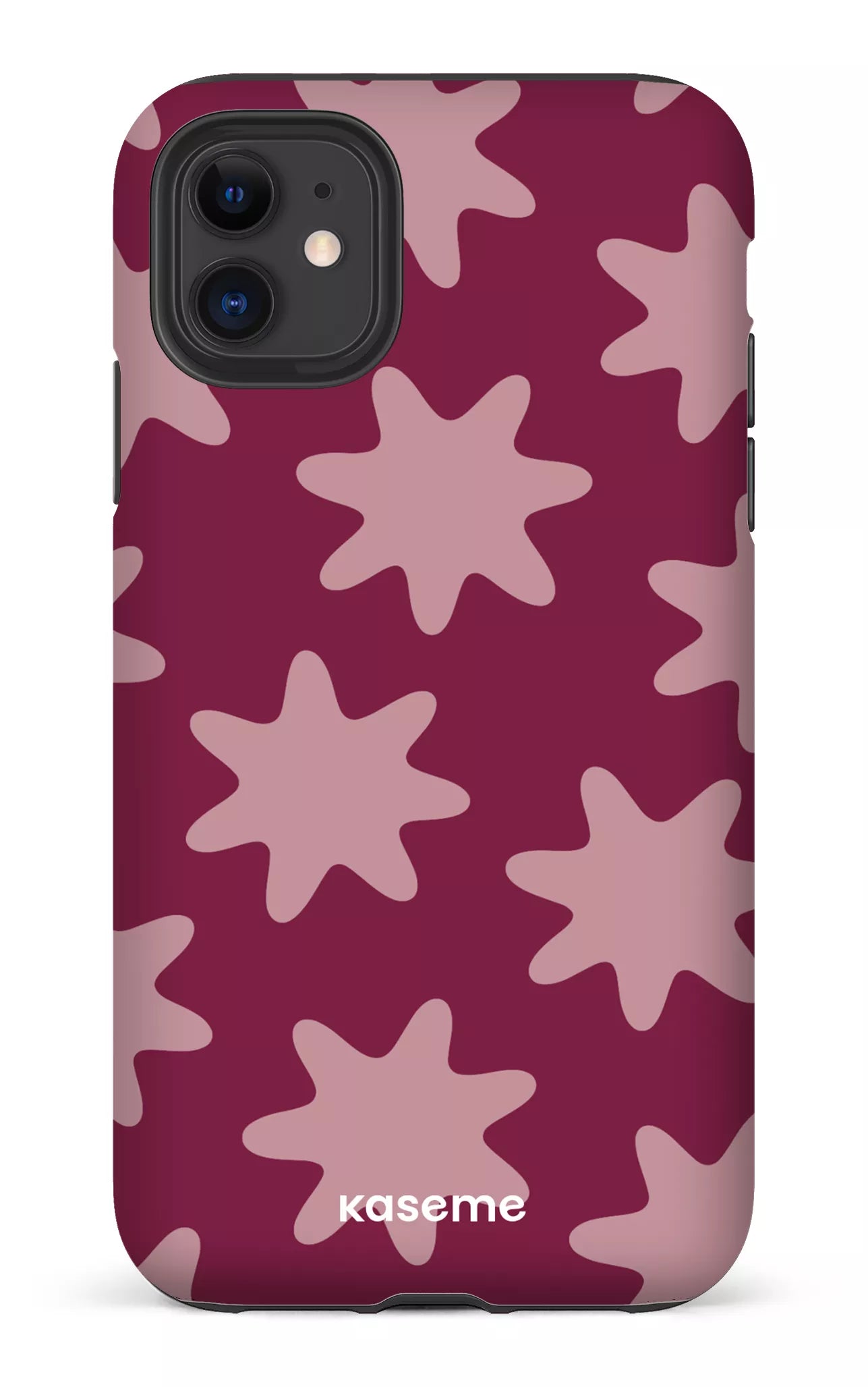 iPhone 11 Tough Matte Unframed Burgundy -