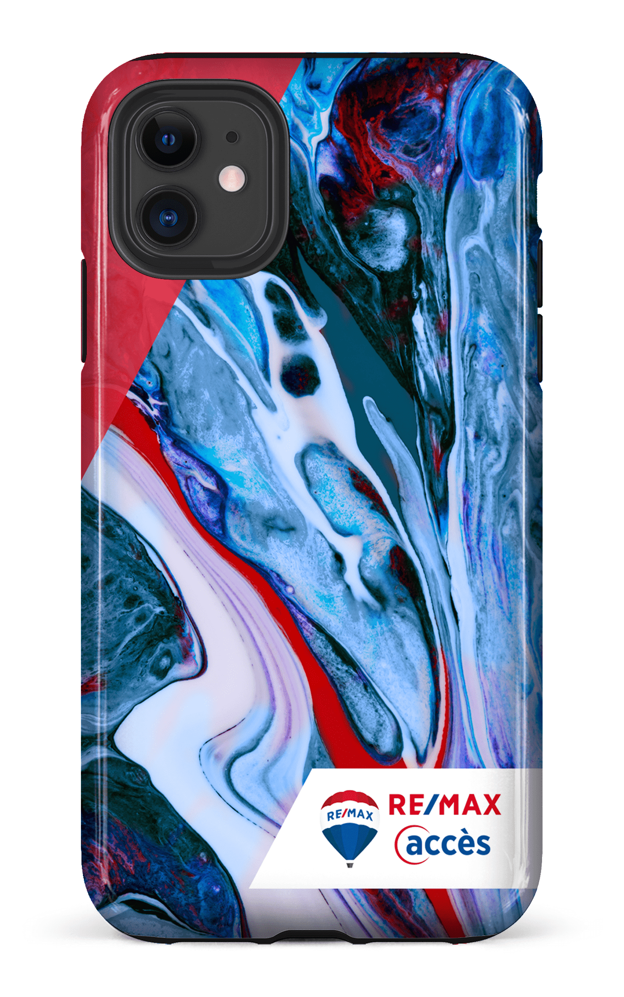iPhone 11 Tough Peinture marbrée claire -