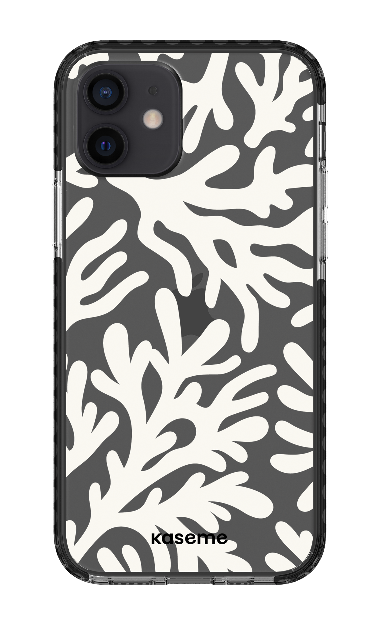 iPhone 12 Clear Case - Black Koralia Clear Case -