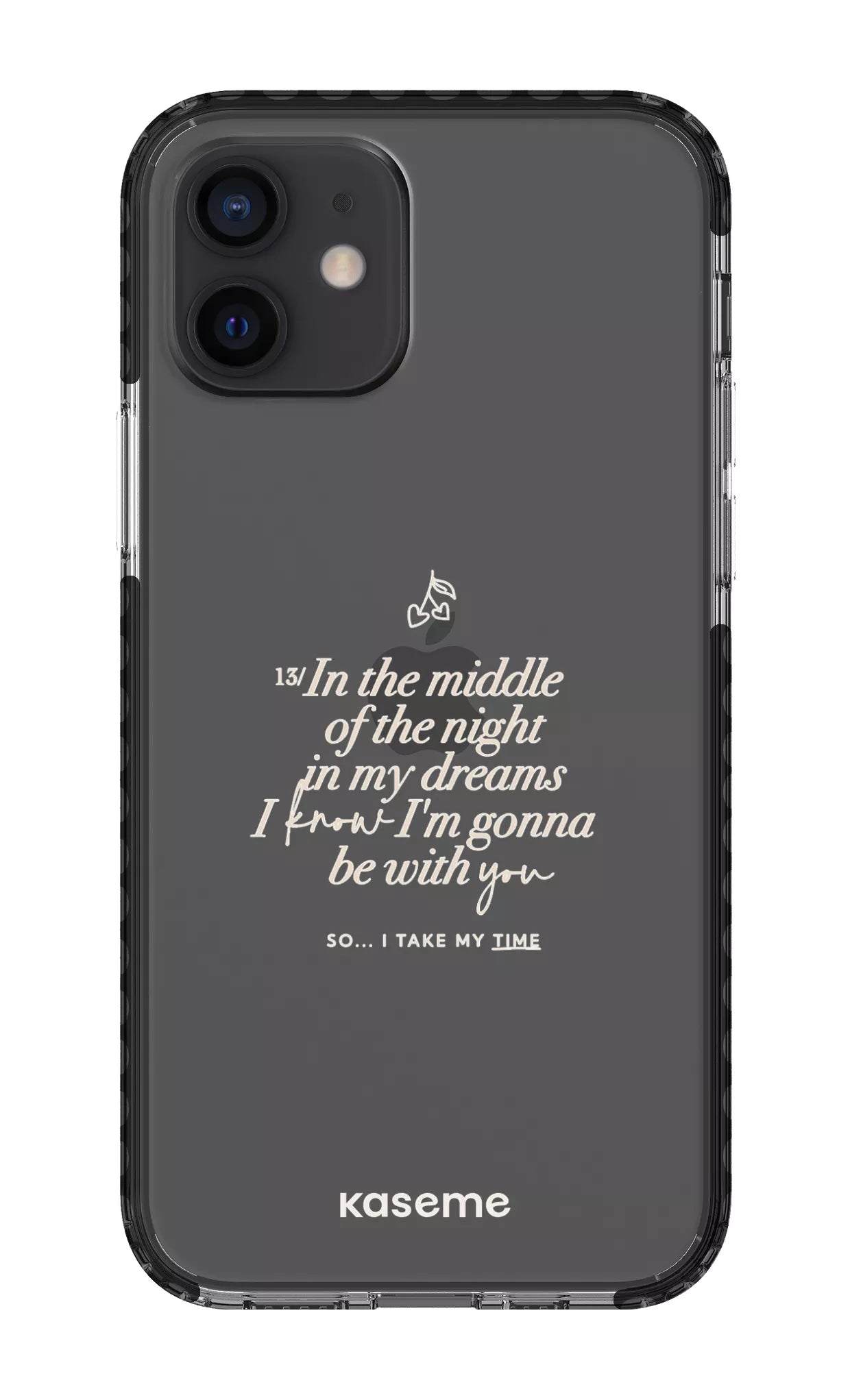 iPhone 12 Clear Case - Black Ready For It Clear Case -
