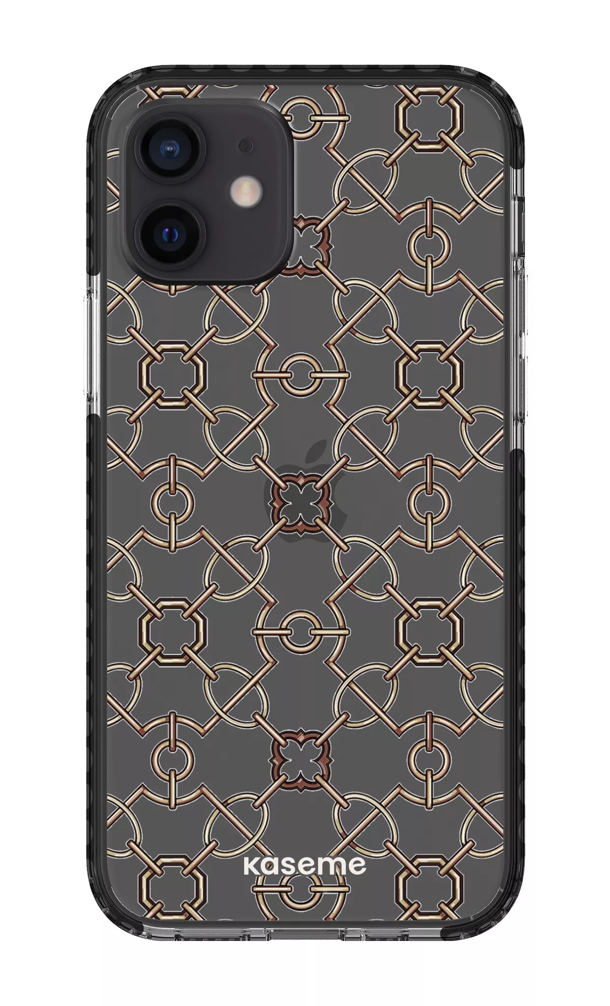 iPhone 12 Clear Case - Black Refined Clear Case -