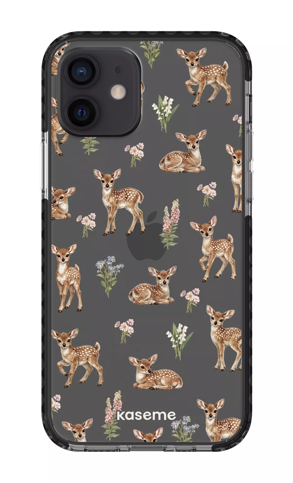 iPhone 12 Clear Case - Black Sweet Bambi Clear Case -