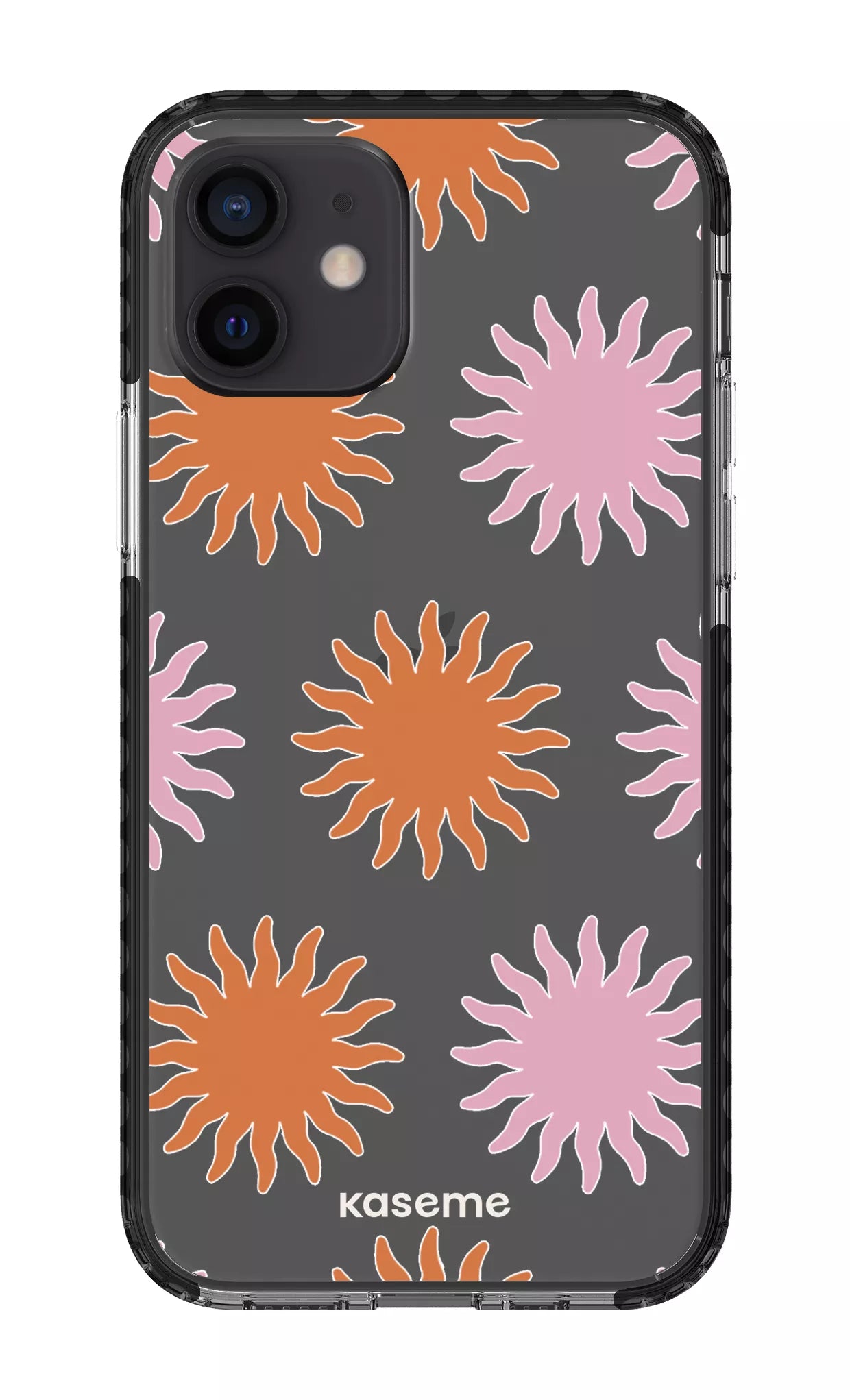 iPhone 12 Clear Case - Black Vitamin Sea Clear Case -