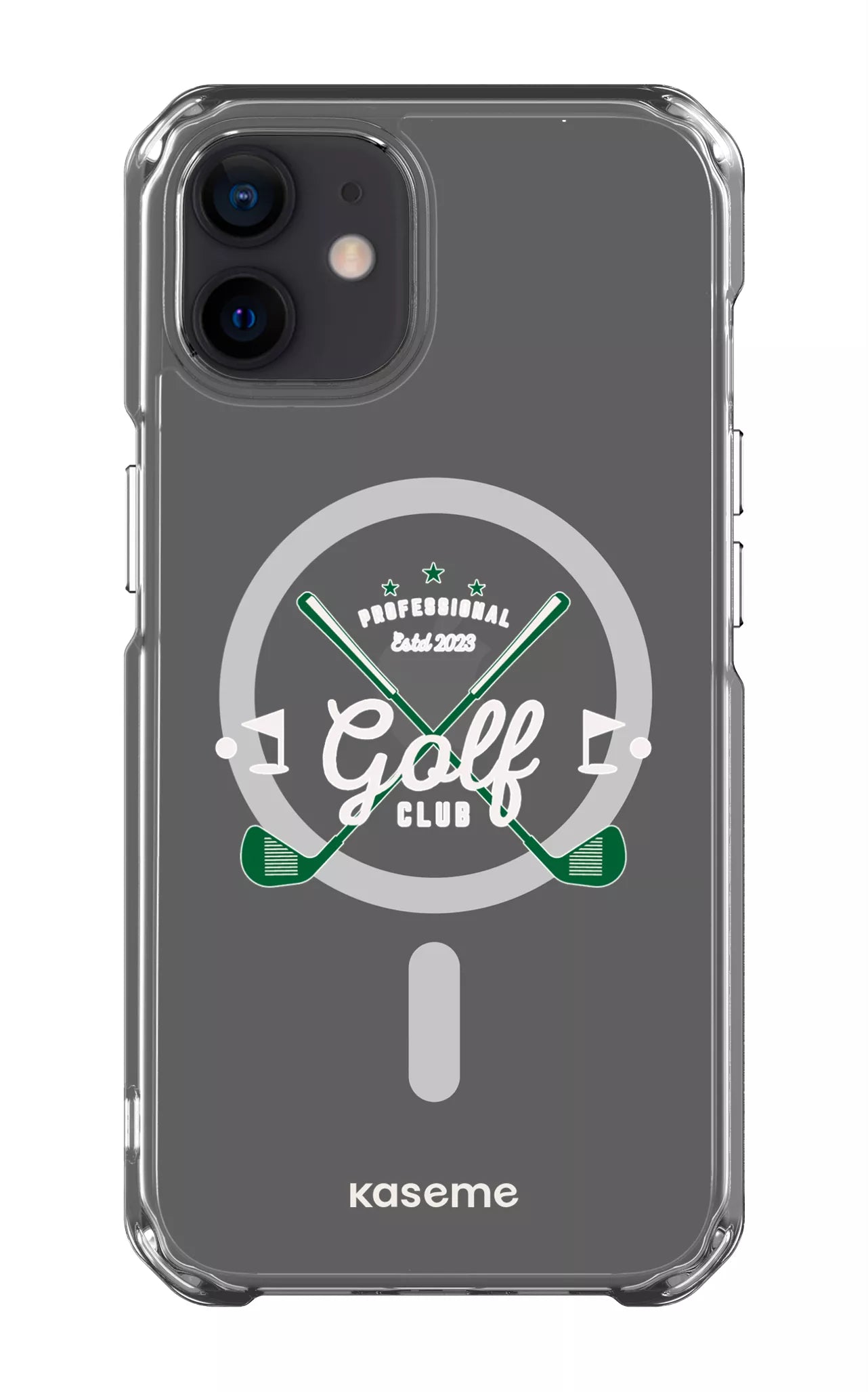 iPhone 12 Clear Case - Magsafe Bogey Clear Case -