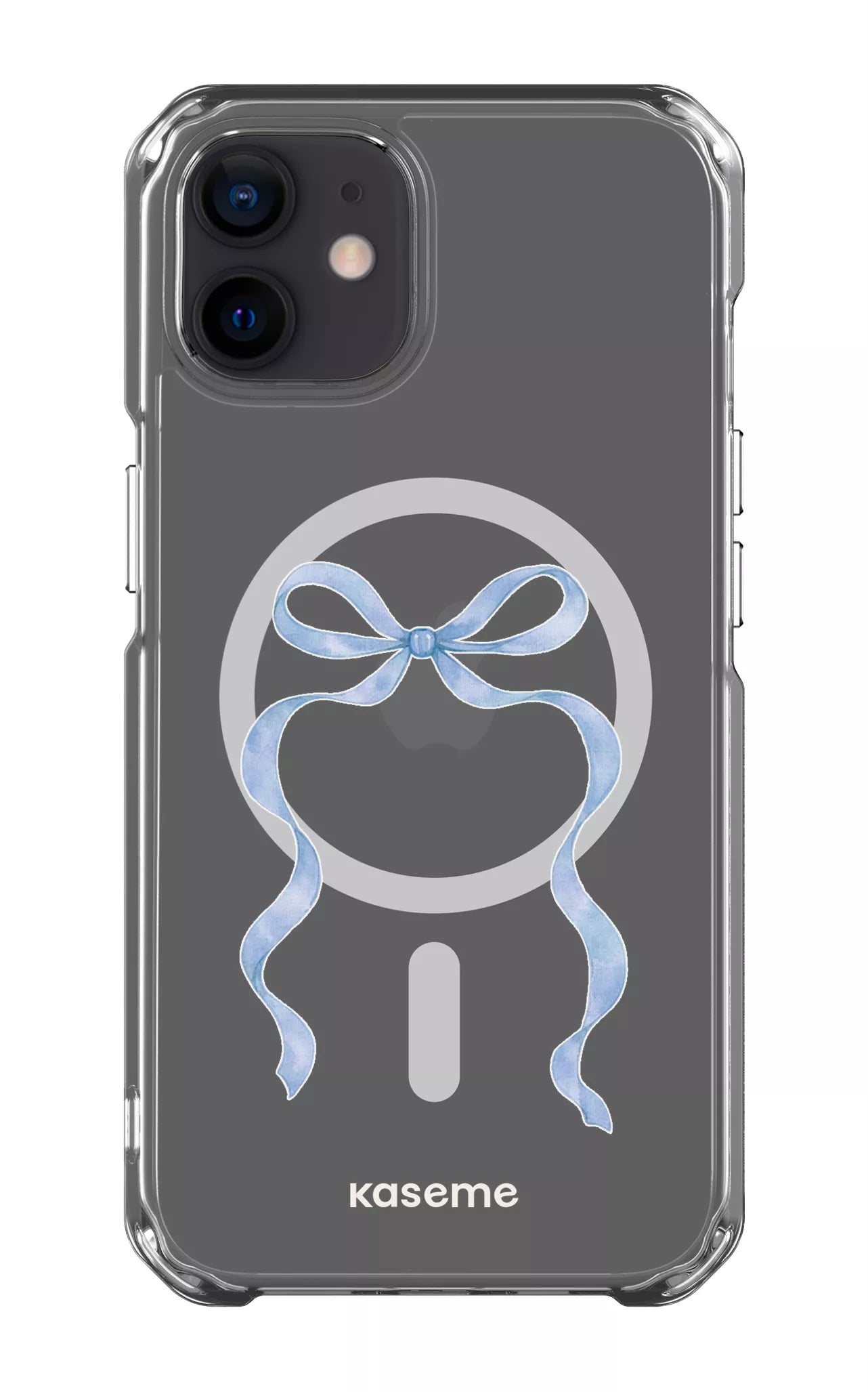iPhone 12 Clear Case - Magsafe Celeste Blue Clear Case -