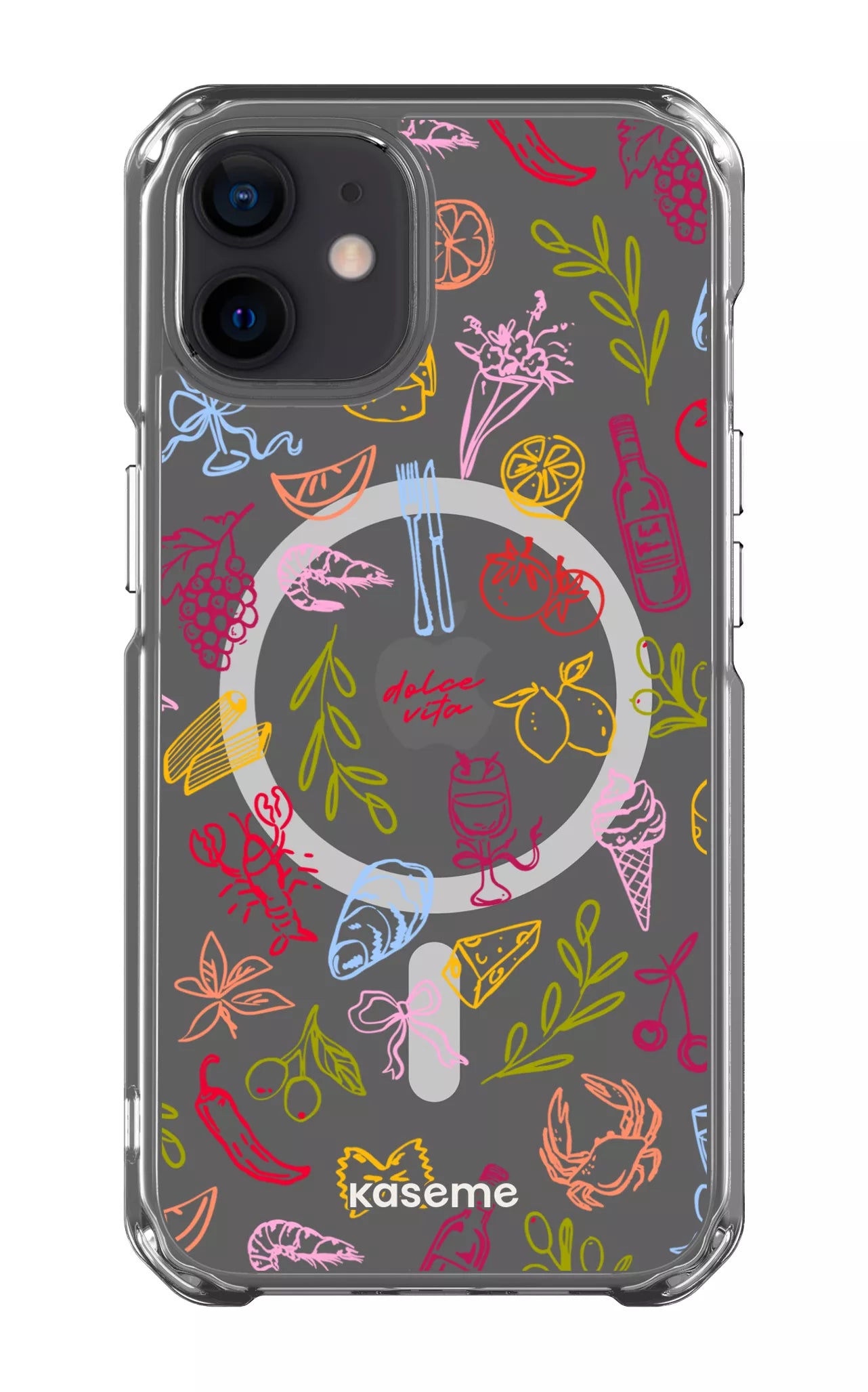 iPhone 12 Clear Case - Magsafe Cucina Viva Clear Case -