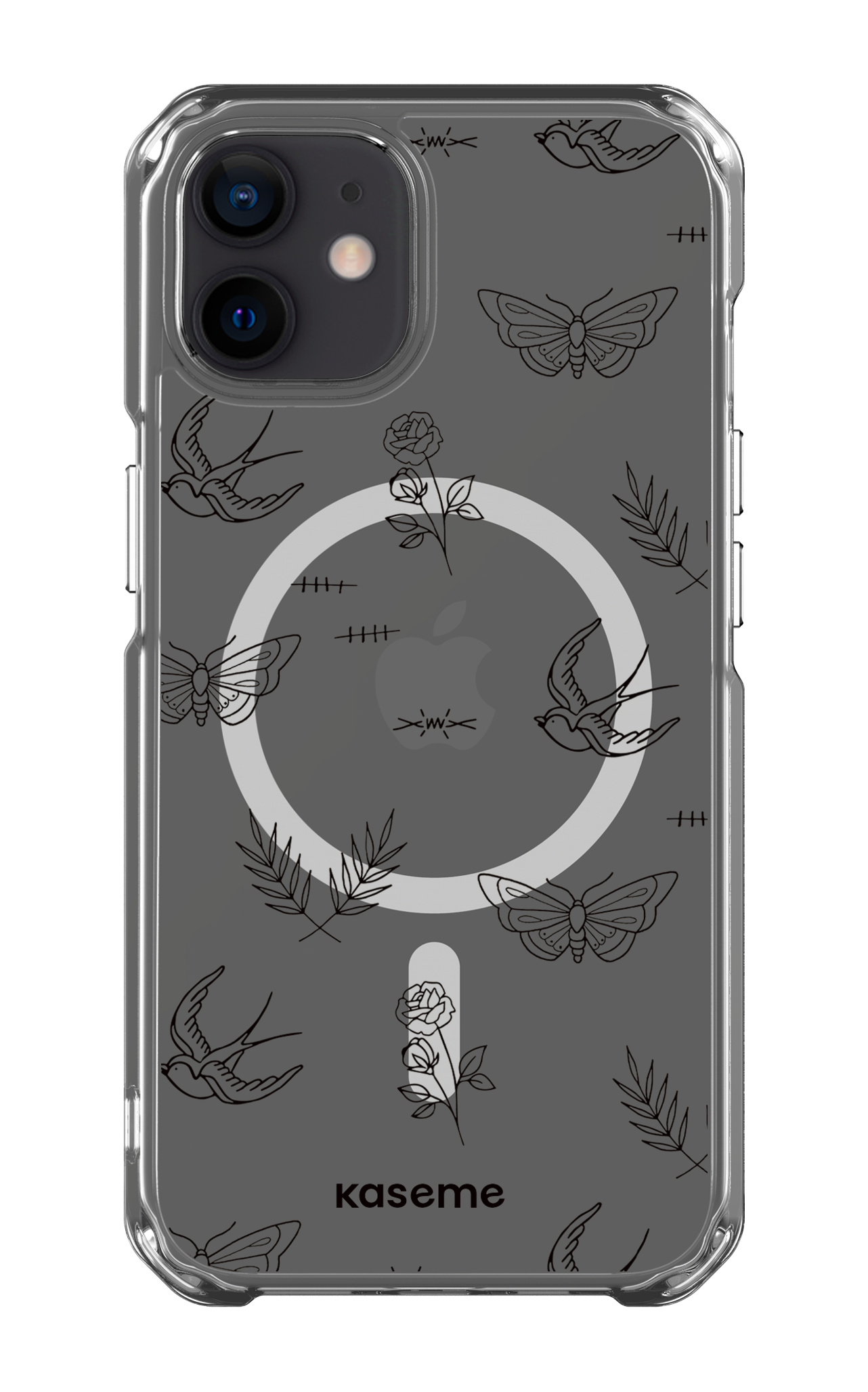 iPhone 12 Clear Case - Magsafe Ink Clear Case -