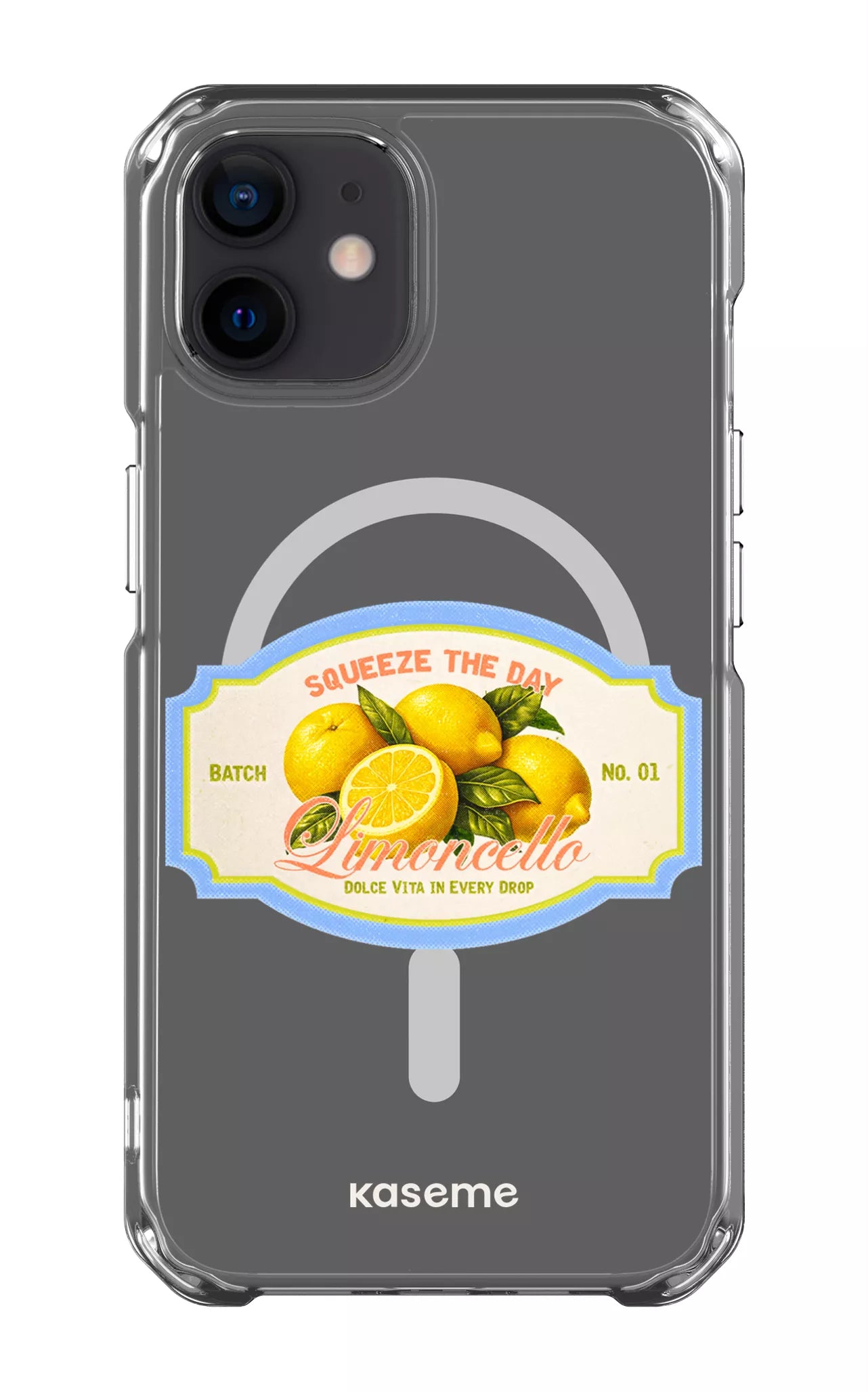 iPhone 12 Clear Case - Magsafe Limoncello Clear Case -