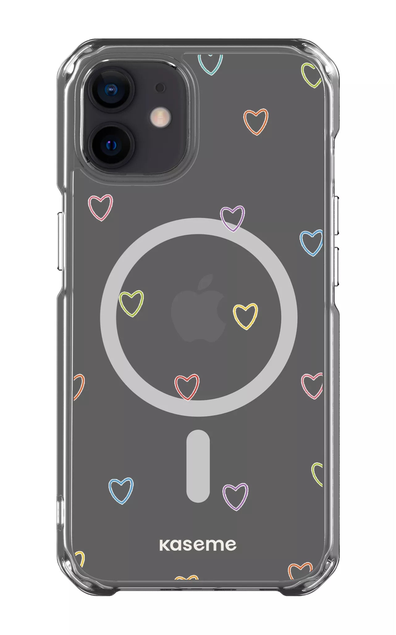 iPhone 12 Clear Case - Magsafe Love Wins Clear Case -