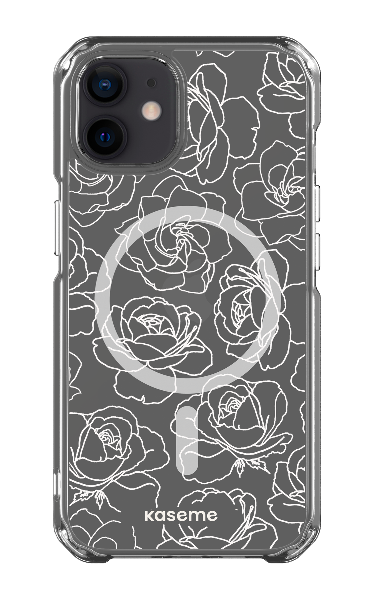 iPhone 12 Clear Case - Magsafe Polar Flowers Clear Case -