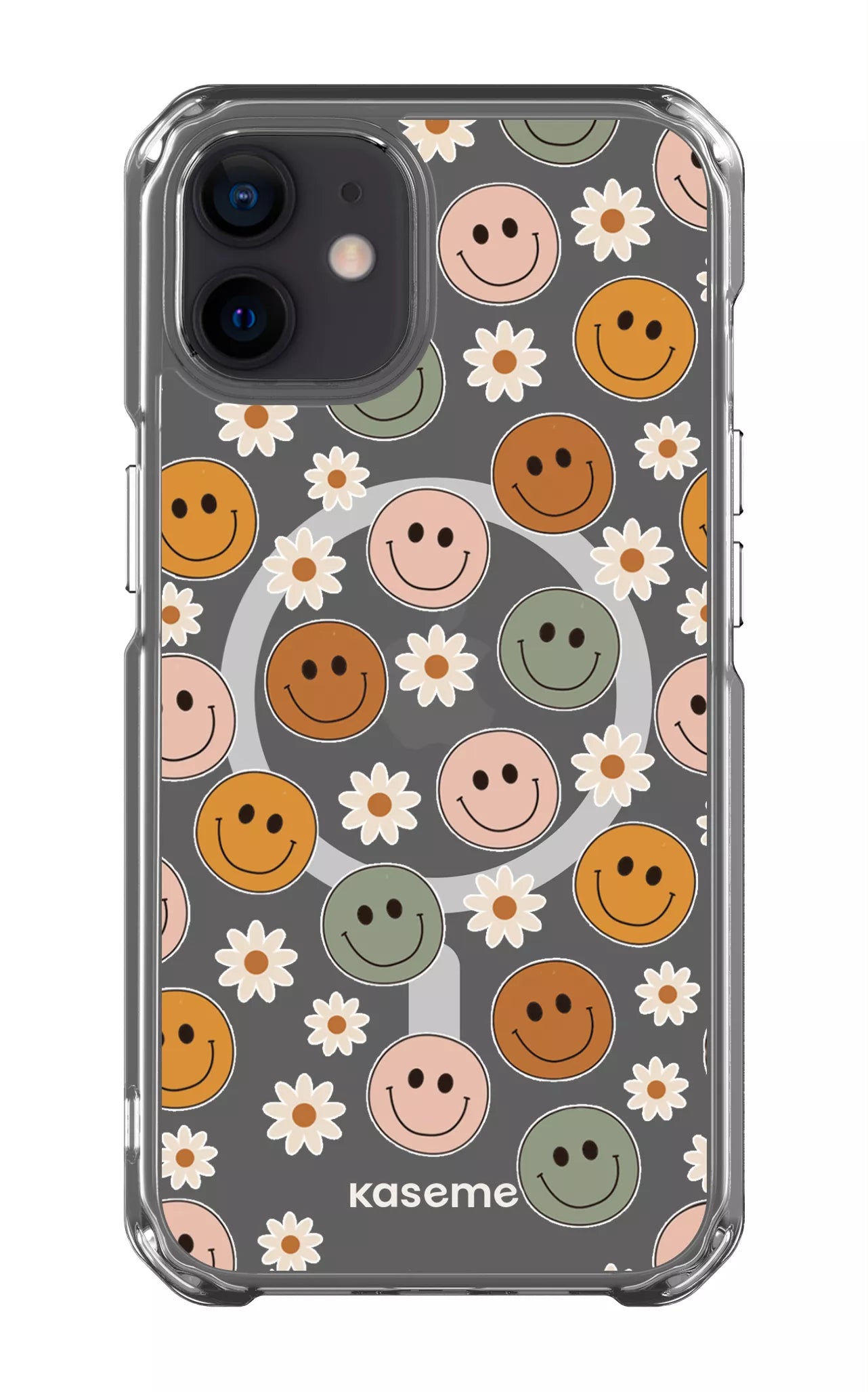 iPhone 12 Clear Case - Magsafe Smirk Clear Case -