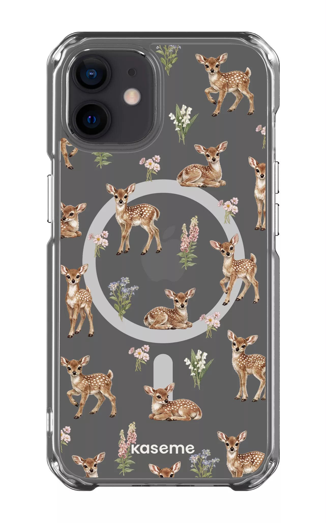 iPhone 12 Clear Case - Magsafe Sweet Bambi Clear Case -