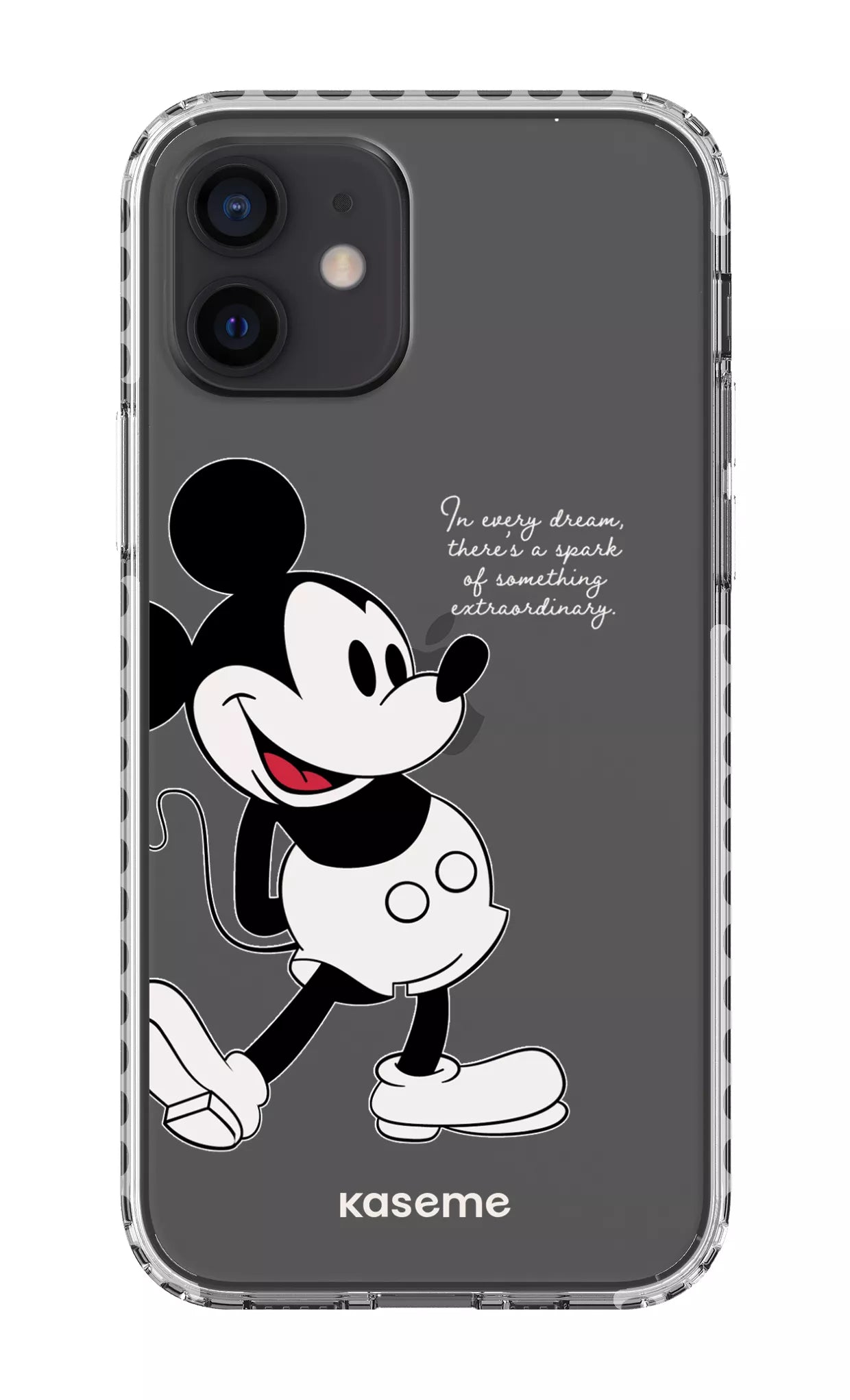 iPhone 12 Clear Case - White Dreamscape Clear Case -