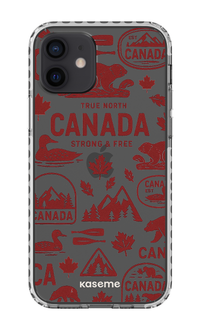 iPhone 12 Clear Case - White Oh Canada -