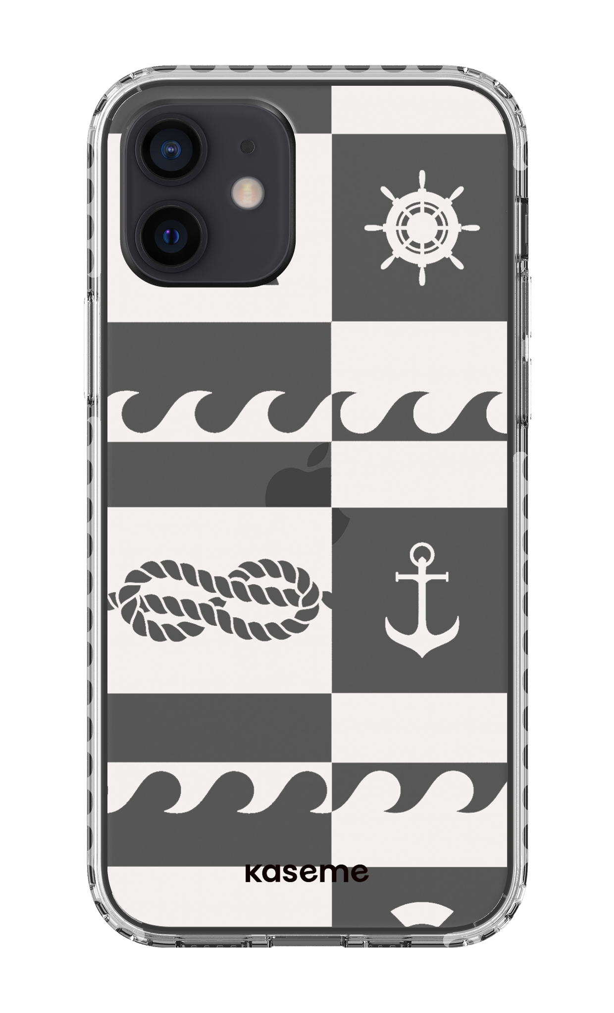 iPhone 12 Clear Case - White Sail Clear Case -