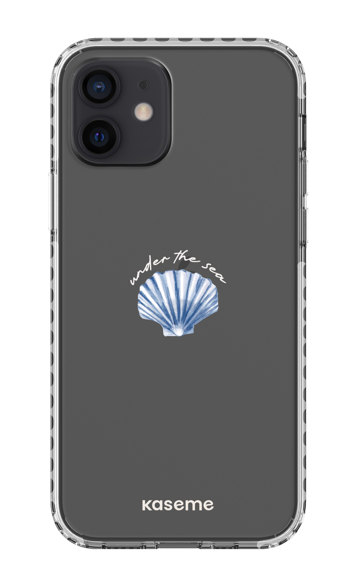 iPhone 12 Clear Case - White Sealia Clear Case -