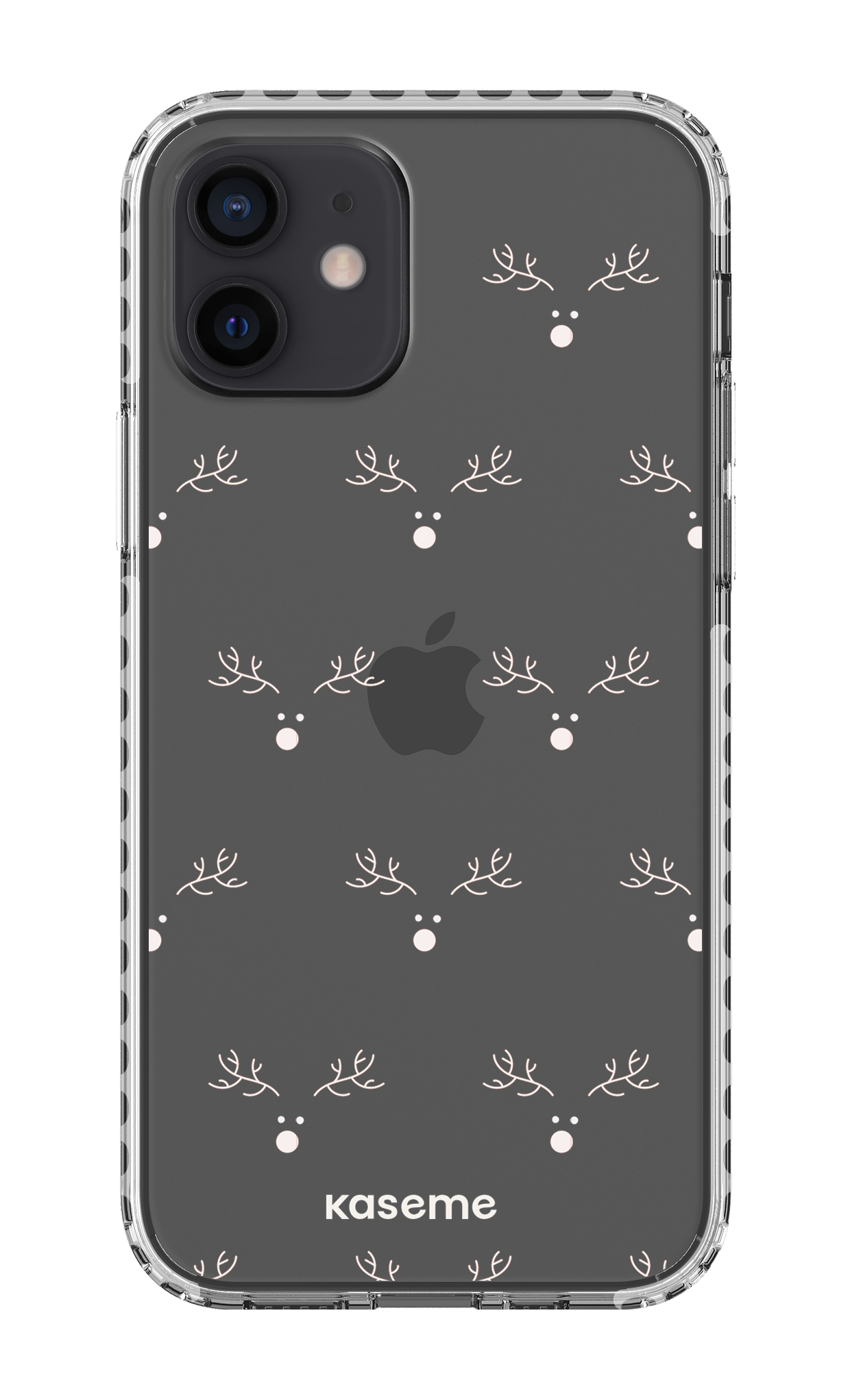 iPhone 12 Clear Case - White Vixen Clear Case -