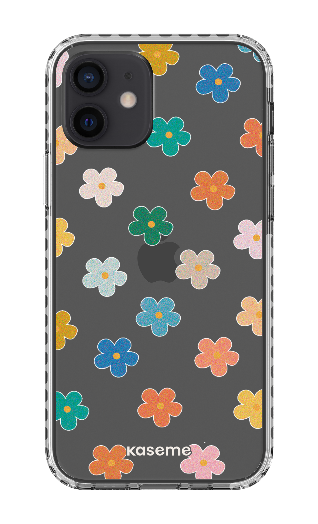 iPhone 12 Clear Case - White Woodstock Clear Case -