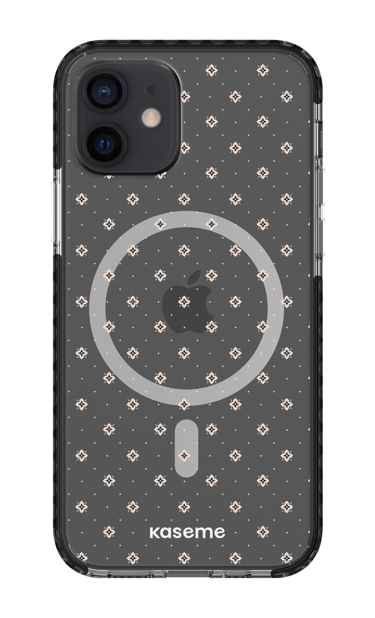iPhone 12 Clear Case Magsafe - Black Billie Clear Case -