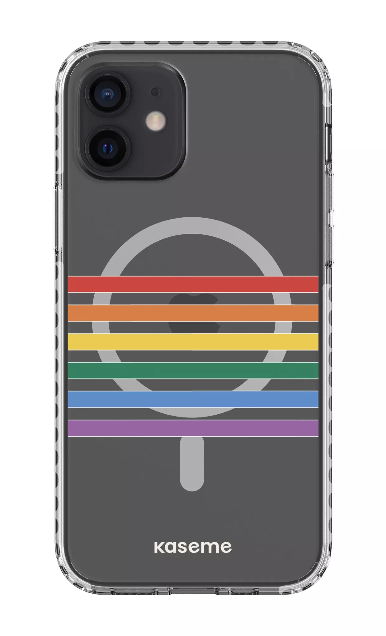 iPhone 12 Clear Case Magsafe - White Out and proud Clear Case -