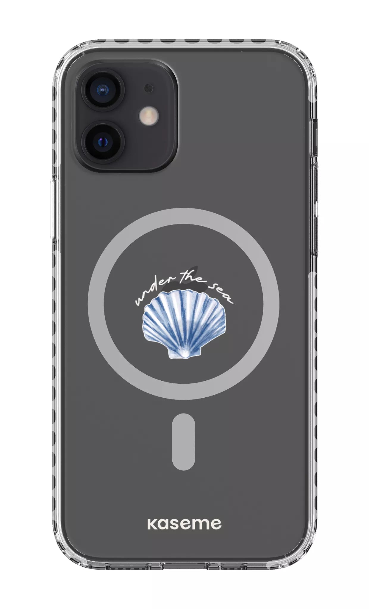iPhone 12 Clear Case Magsafe - White Sealia Clear Case -