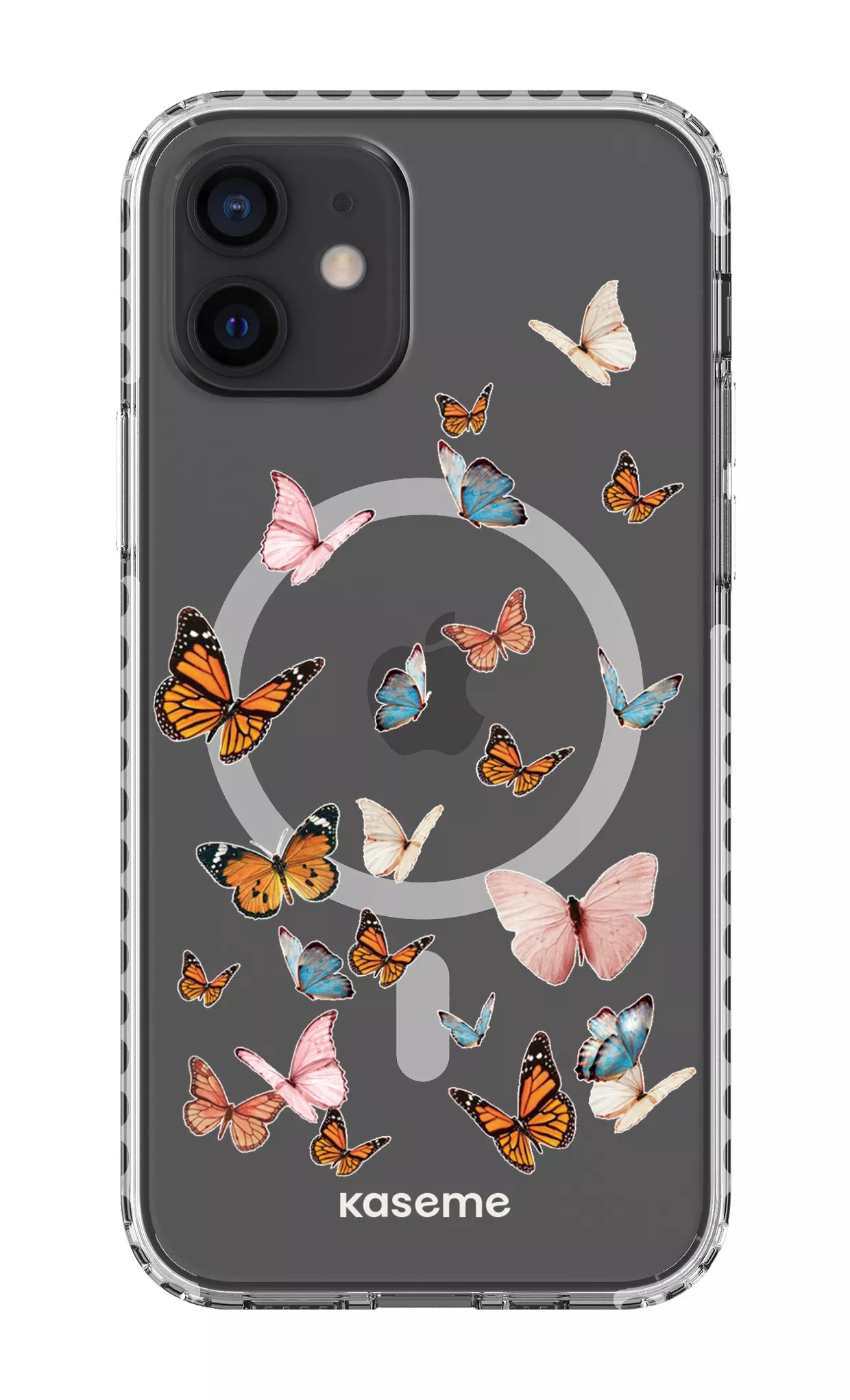 iPhone 12 Clear Case Magsafe - White Soarin Clear Case -