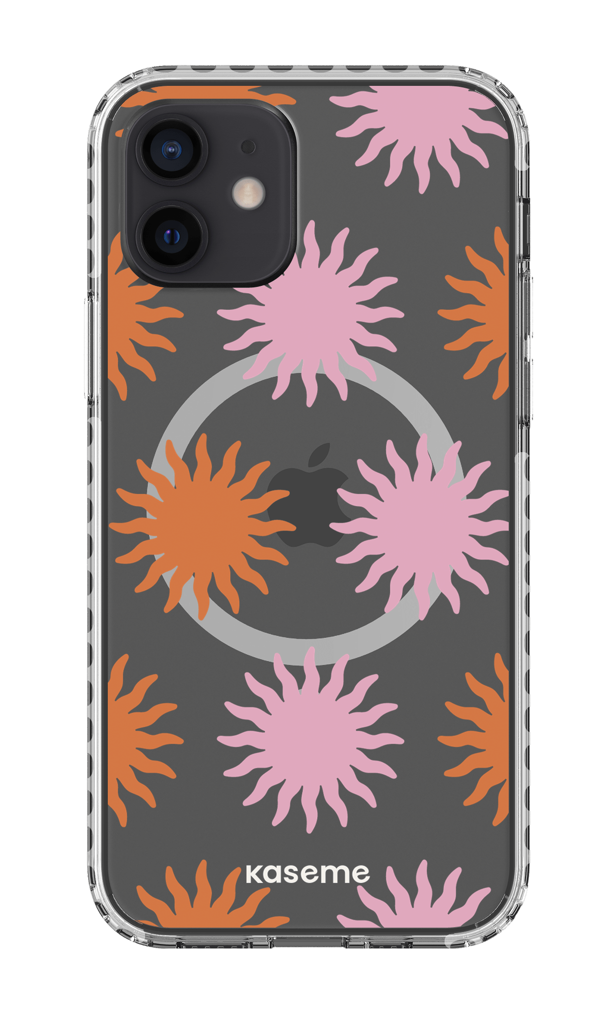 iPhone 12 Clear Case Magsafe - White Vitamin Sea Clear Case -