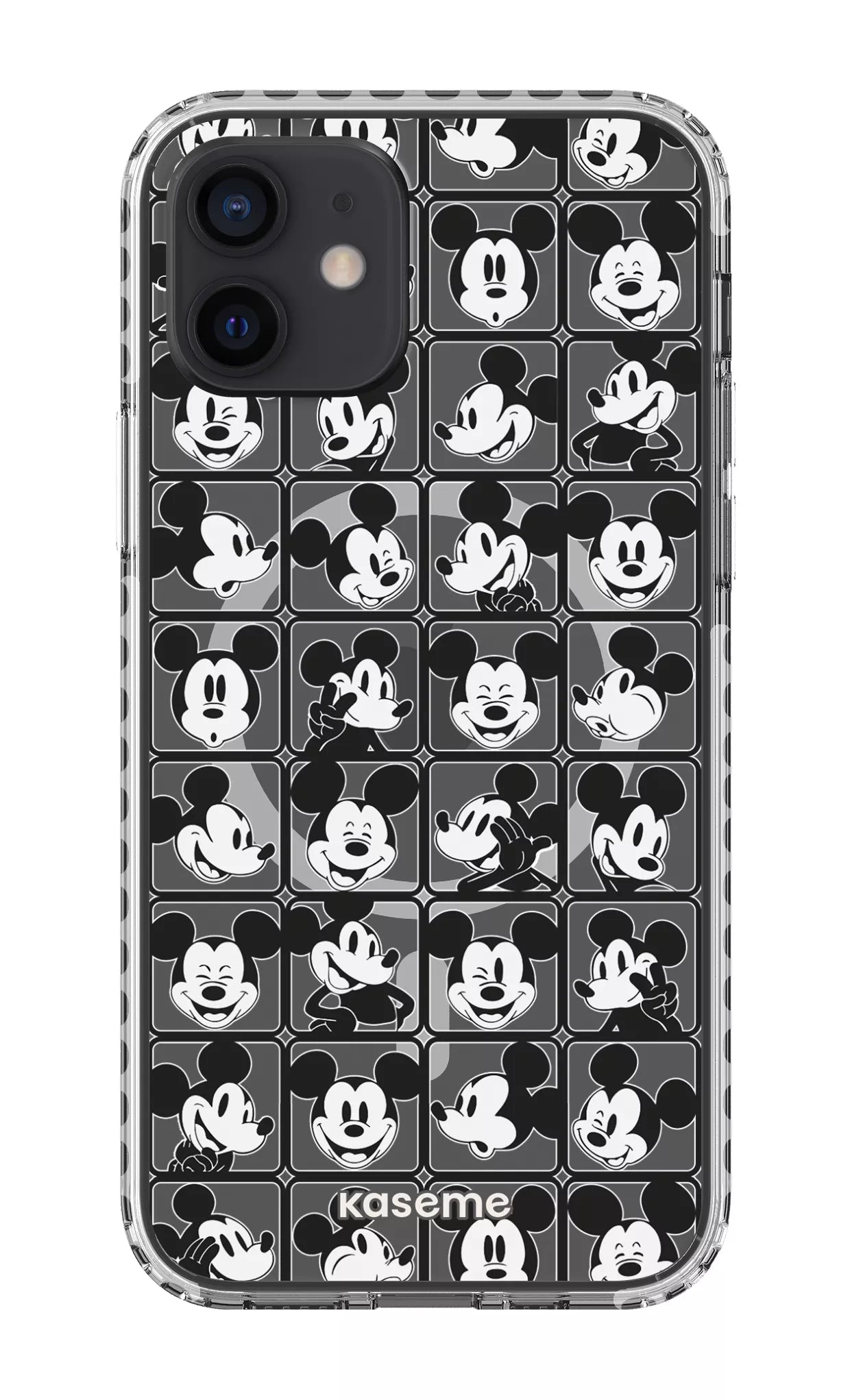 iPhone 12 Clear Case Magsafe - White Whimsy Clear Case -