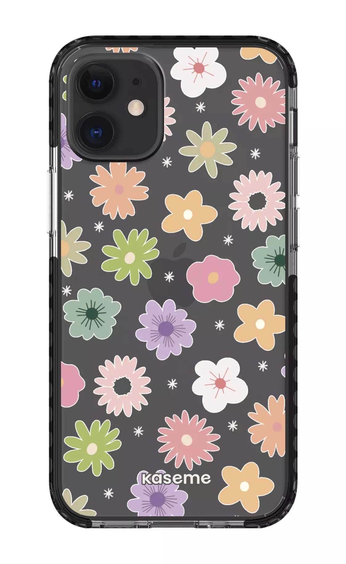 iPhone 12 Mini Clear Case - Black Adore small Clear Case -